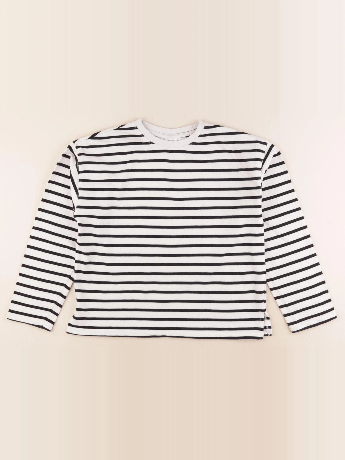 Zara - tee-shirt blanc, noir - 11/12 ans