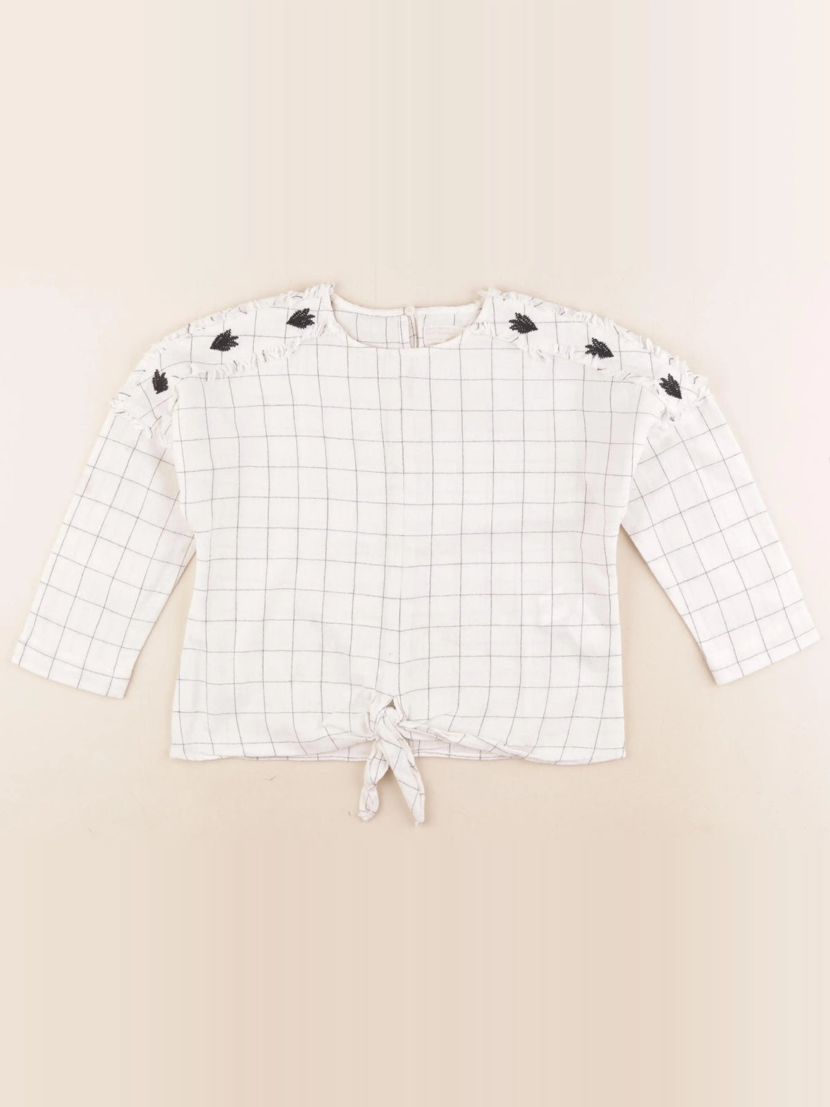 Zara - blouse blanc - 7 ans
