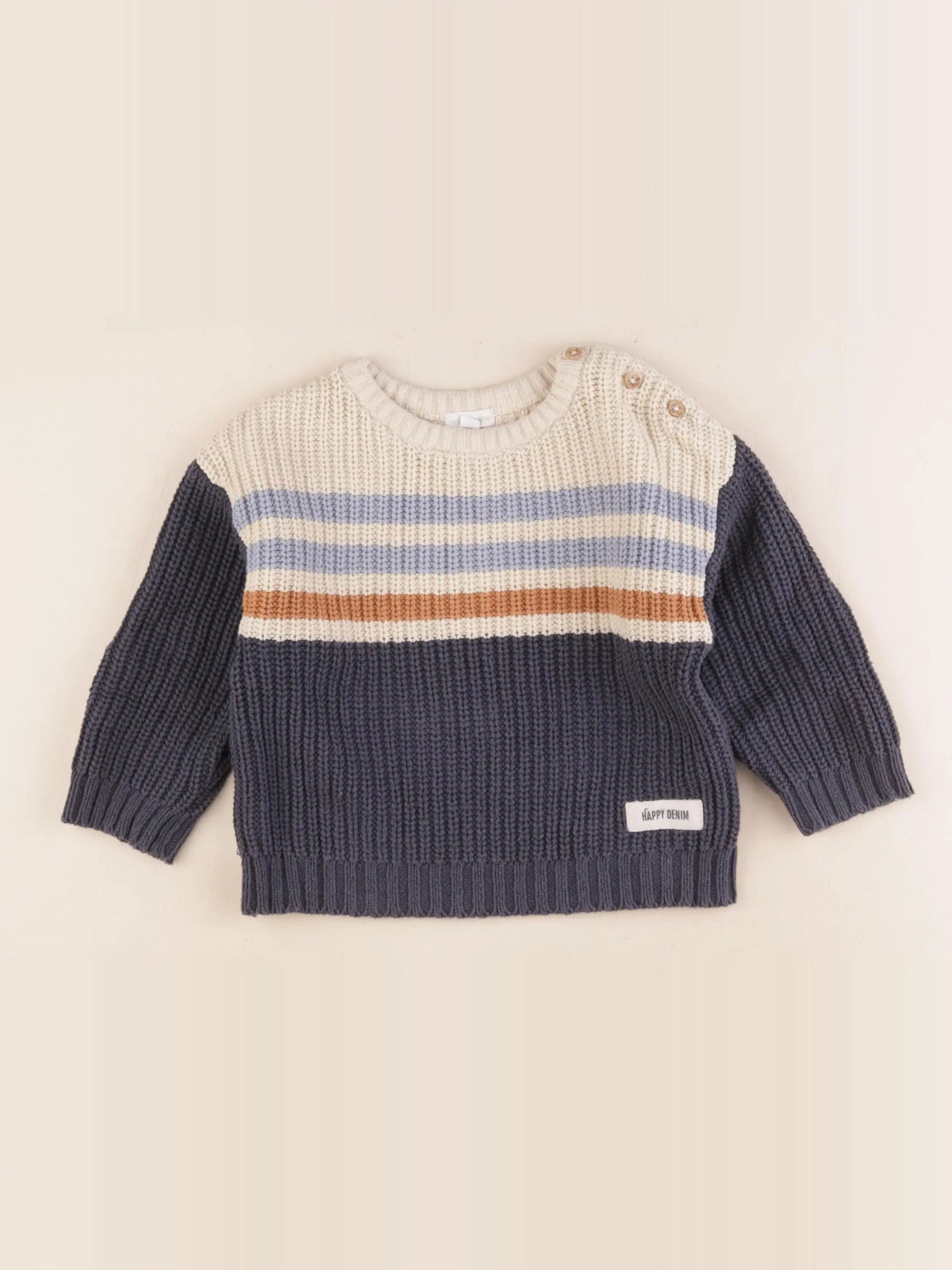 Vertbaudet - pull multicolore - 2 ans