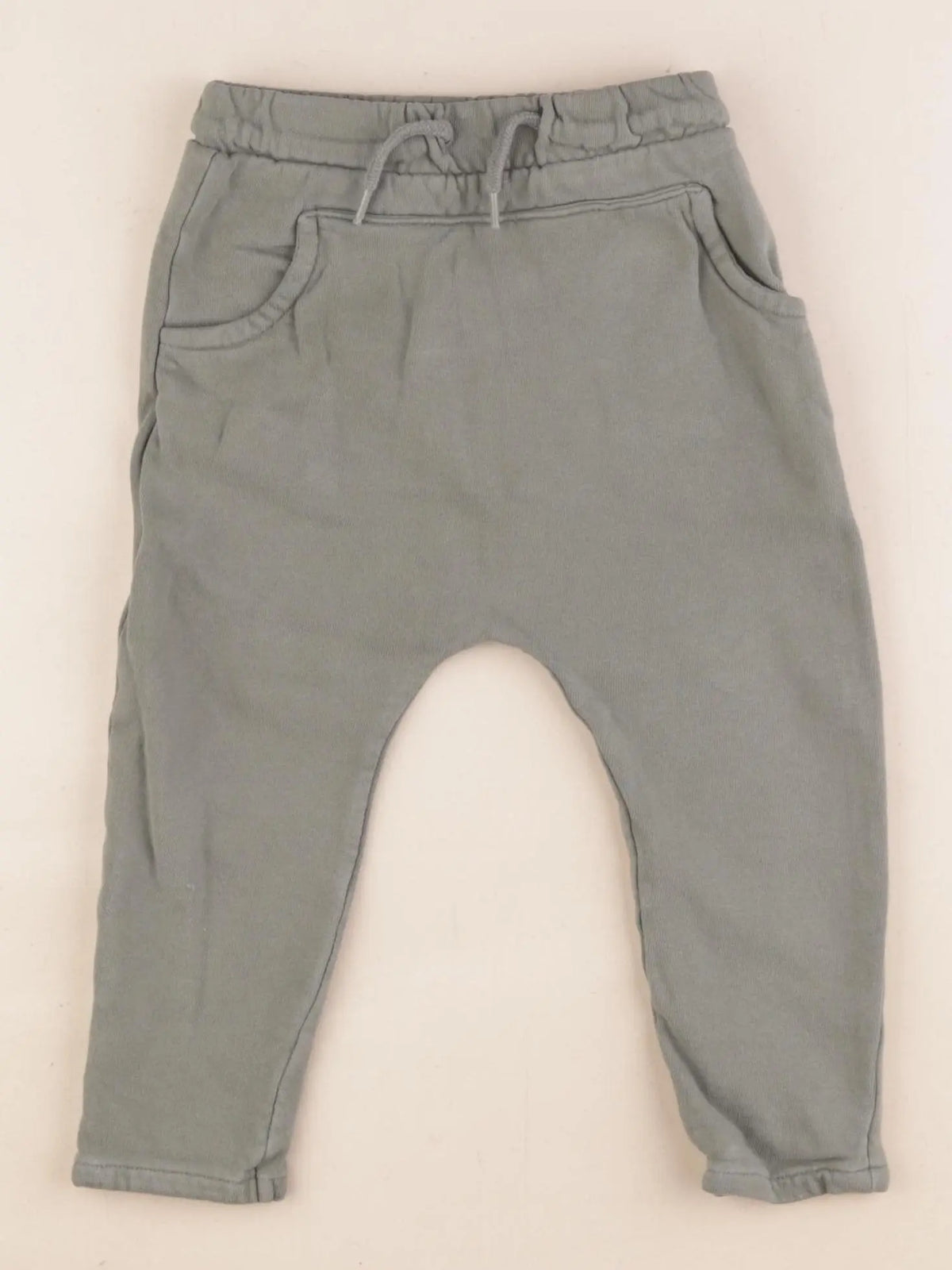 Vertbaudet - pantalon vert - 18 mois