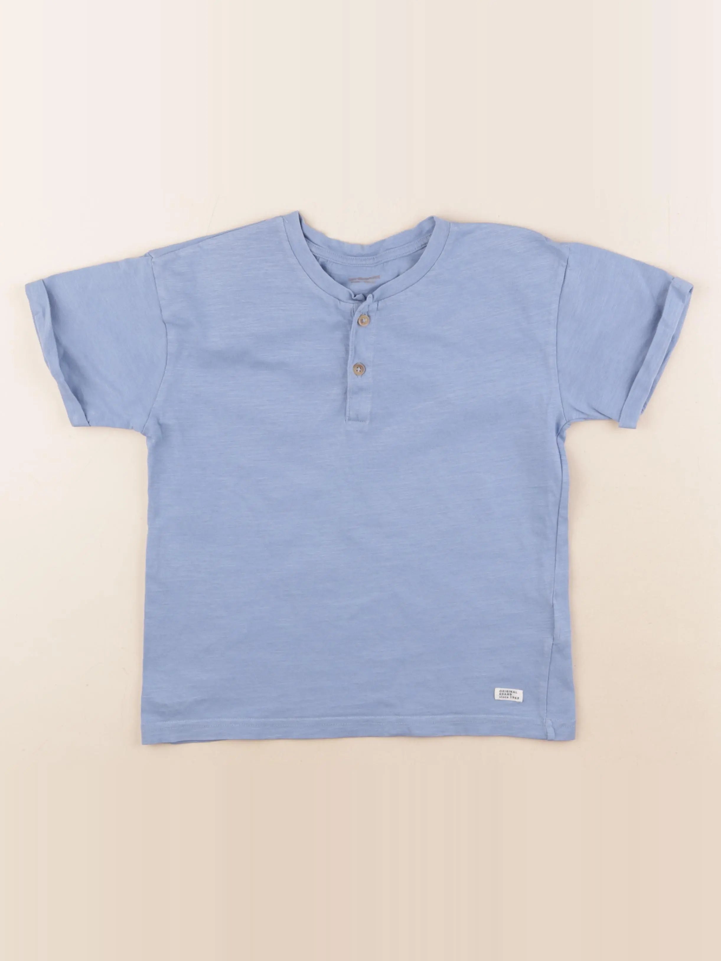 Vertbaudet - tee-shirt bleu - 6 ans