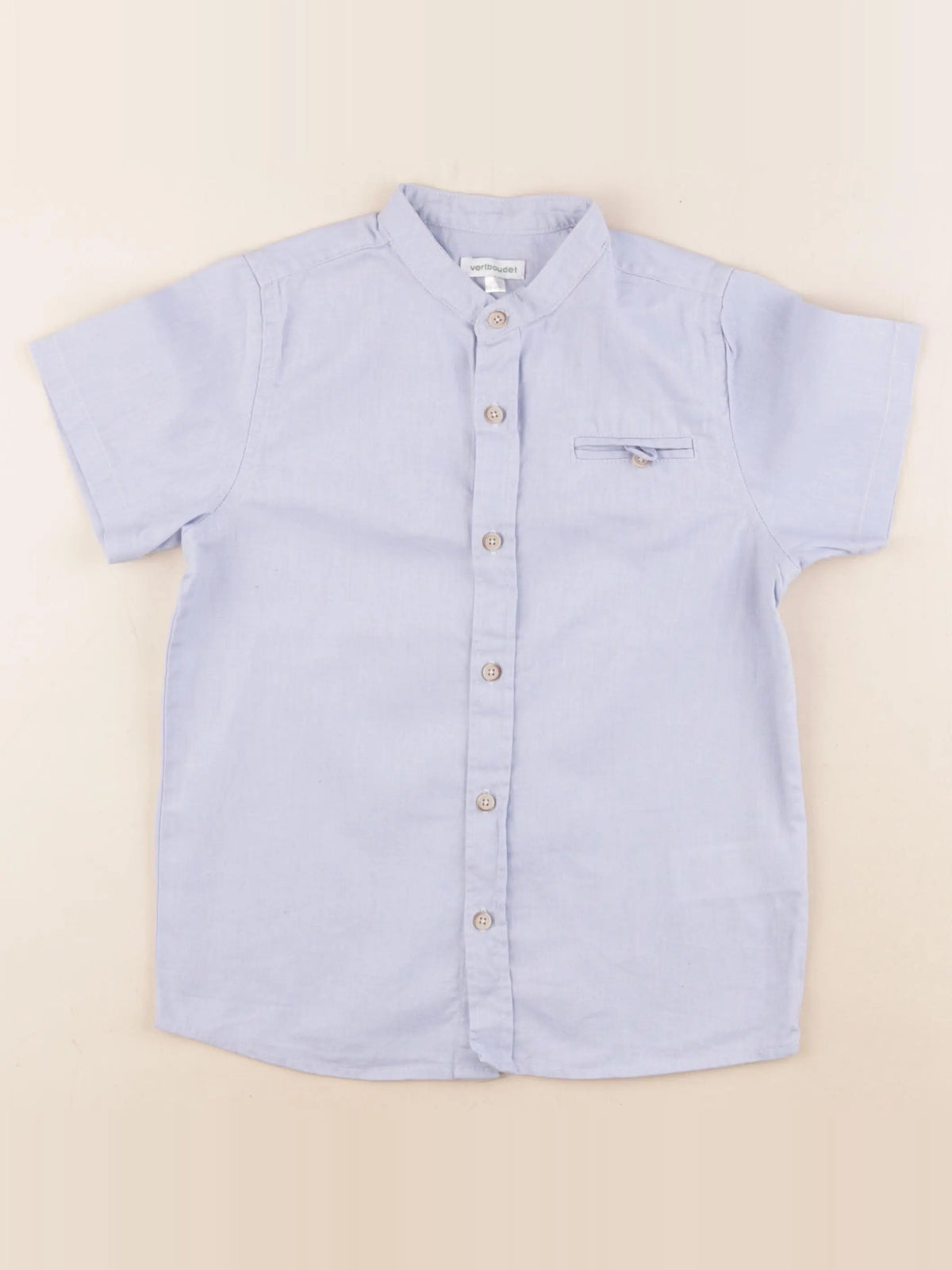 Vertbaudet - chemise bleu - 8 ans