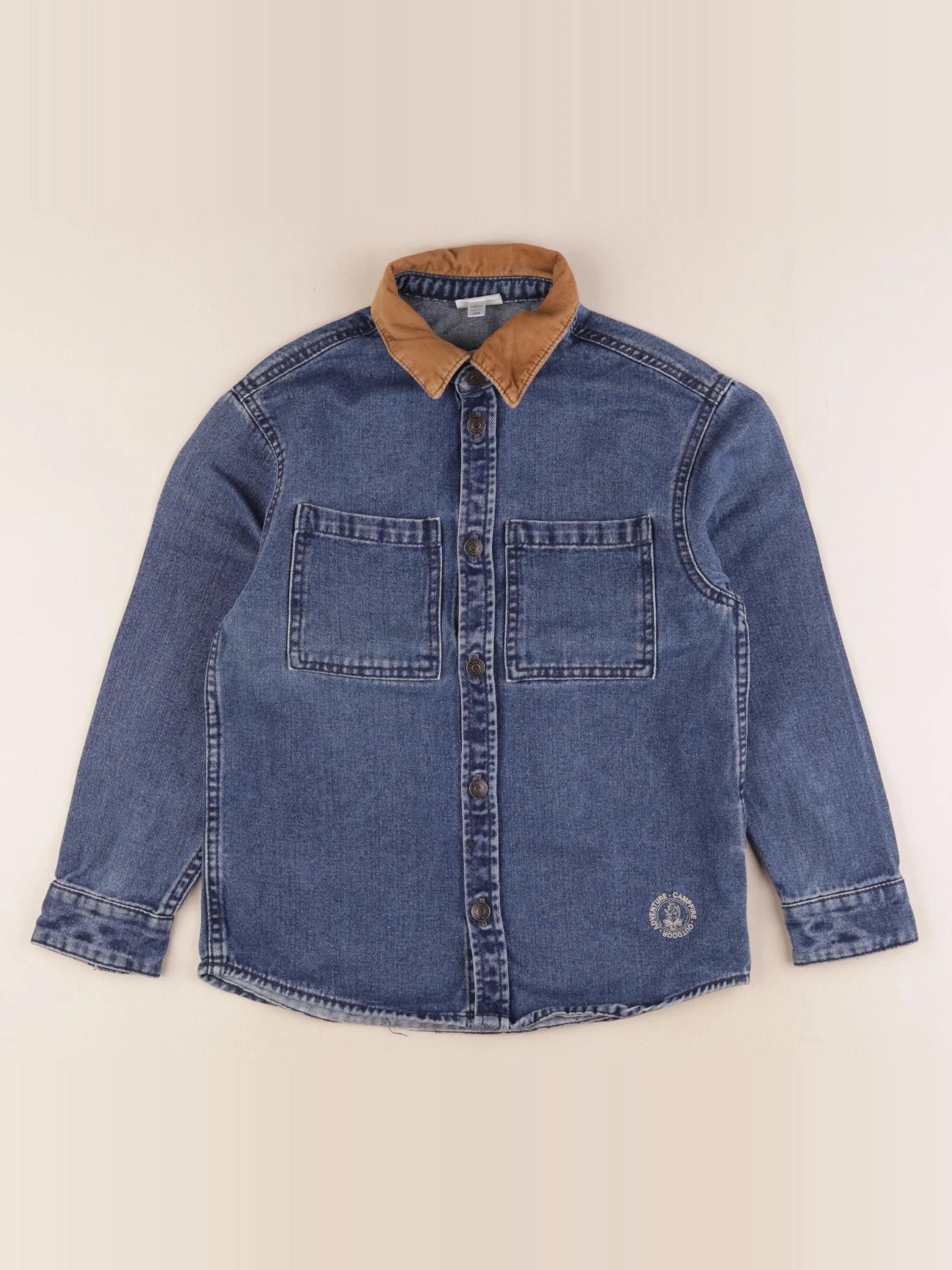 Vertbaudet - veste bleu - 10 ans