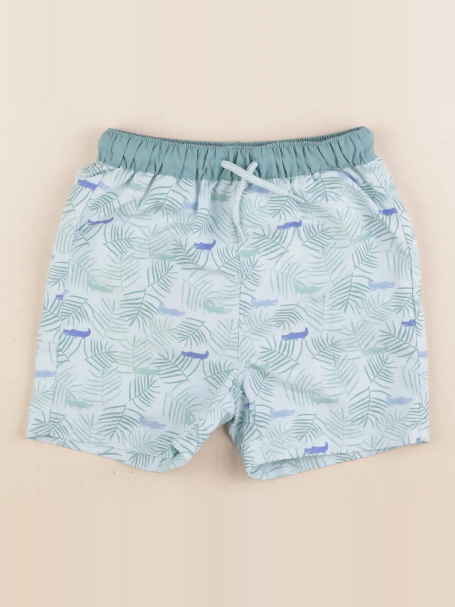 Vertbaudet - maillot de bain bleu, vert - 2 ans