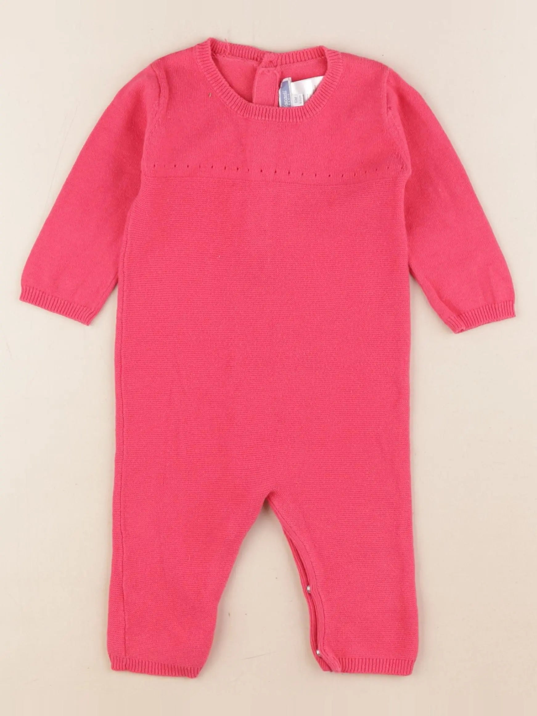Jacadi - combinaison rose - 6 mois