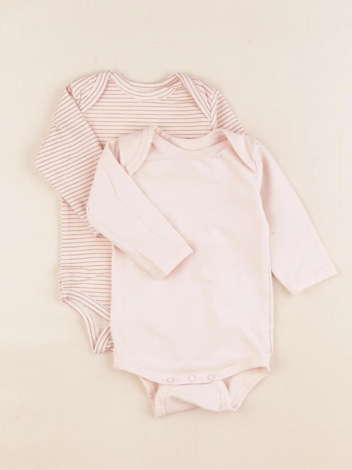 Tape à l'oeil - lot de 2 bodies en coton rose - 1 mois
