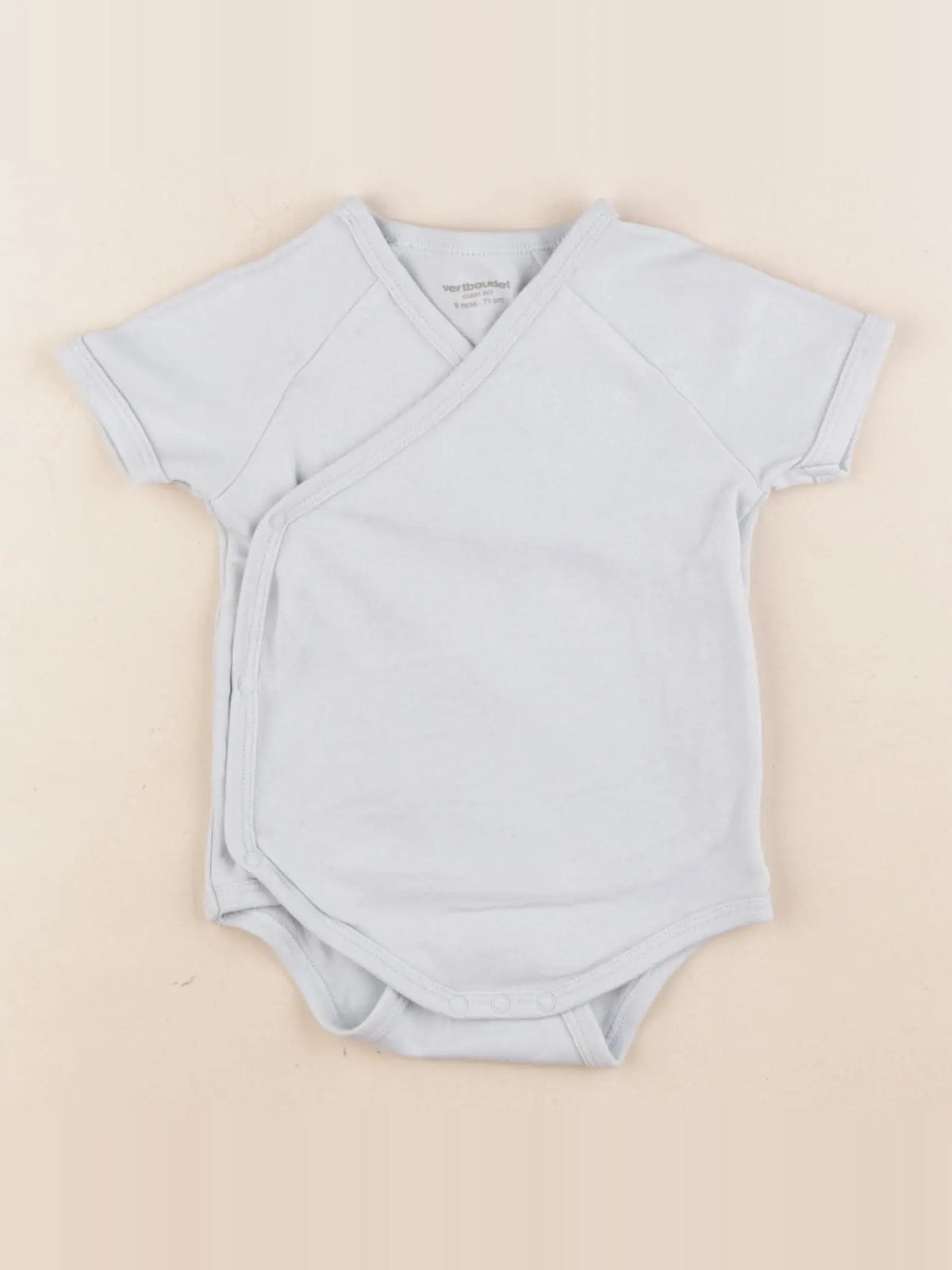 Vertbaudet - body bleu - 9 mois