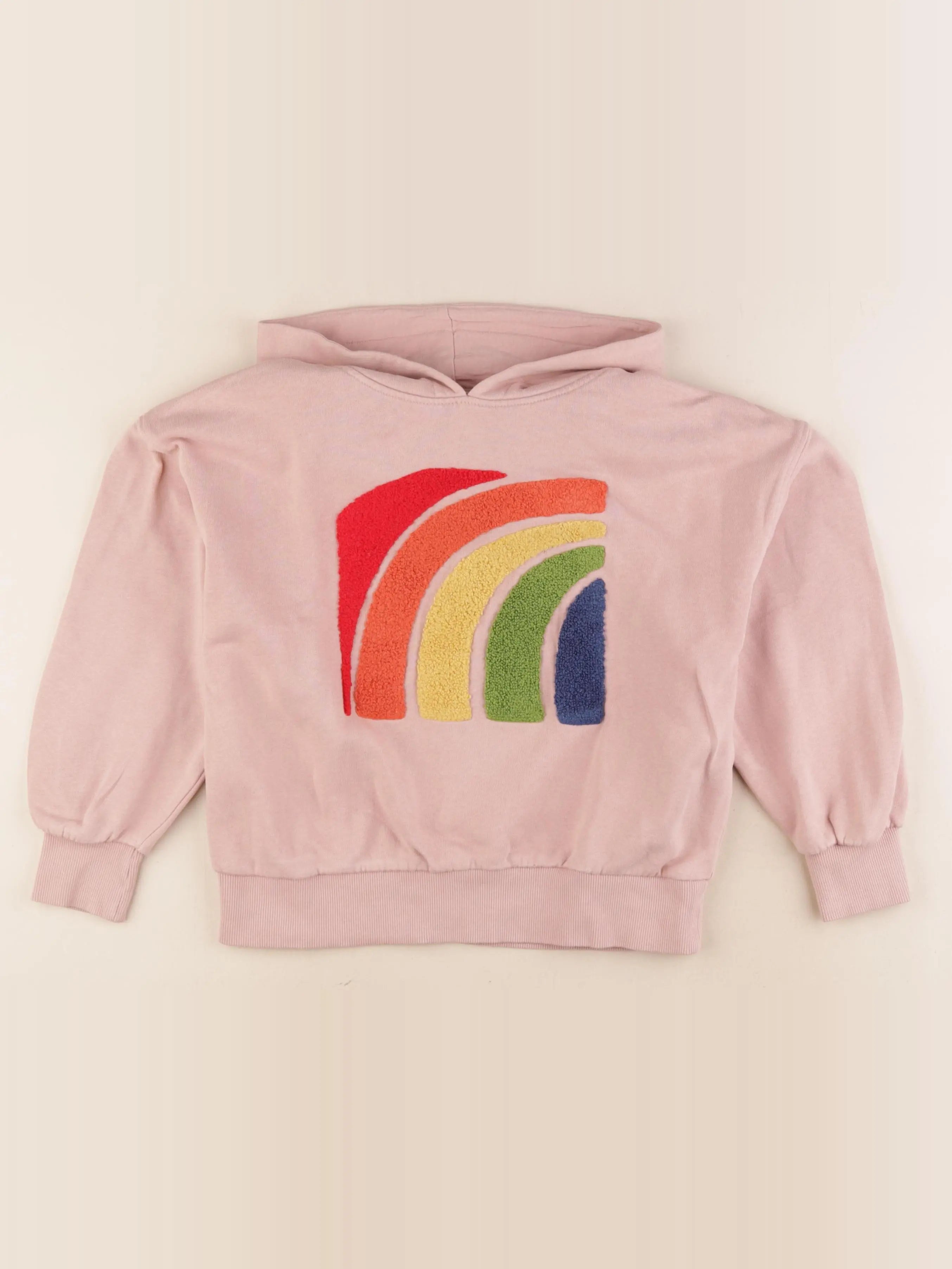 Monoprix - sweat rose - 8 ans