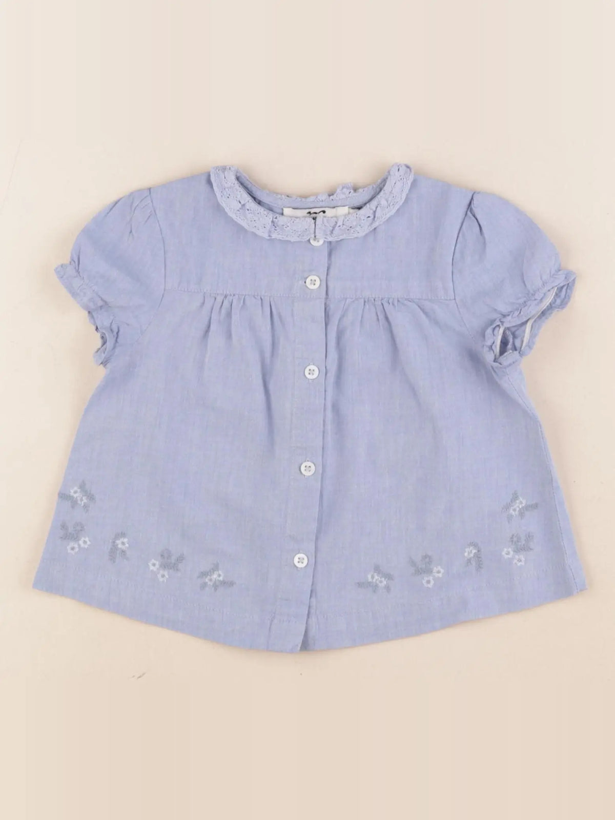 Cyrillus - blouse bleu - 1 an