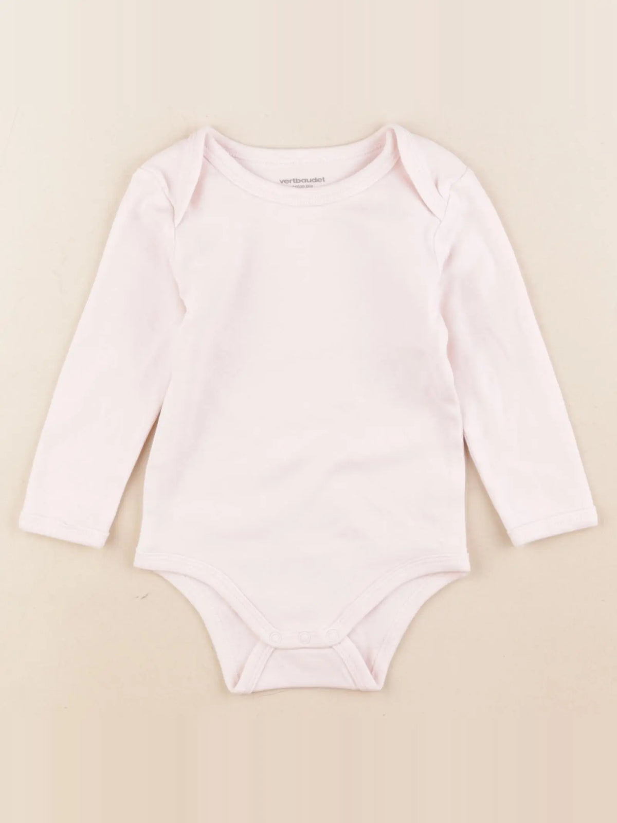 Vertbaudet - body rose - 12 mois