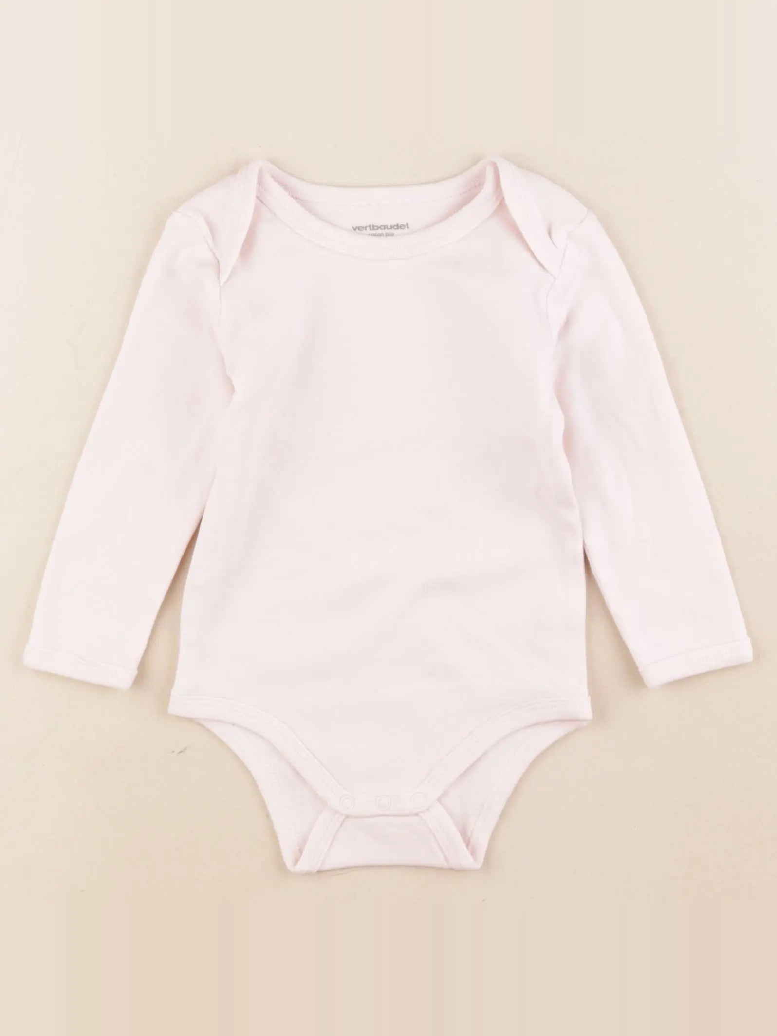 Vertbaudet - body rose - 12 mois