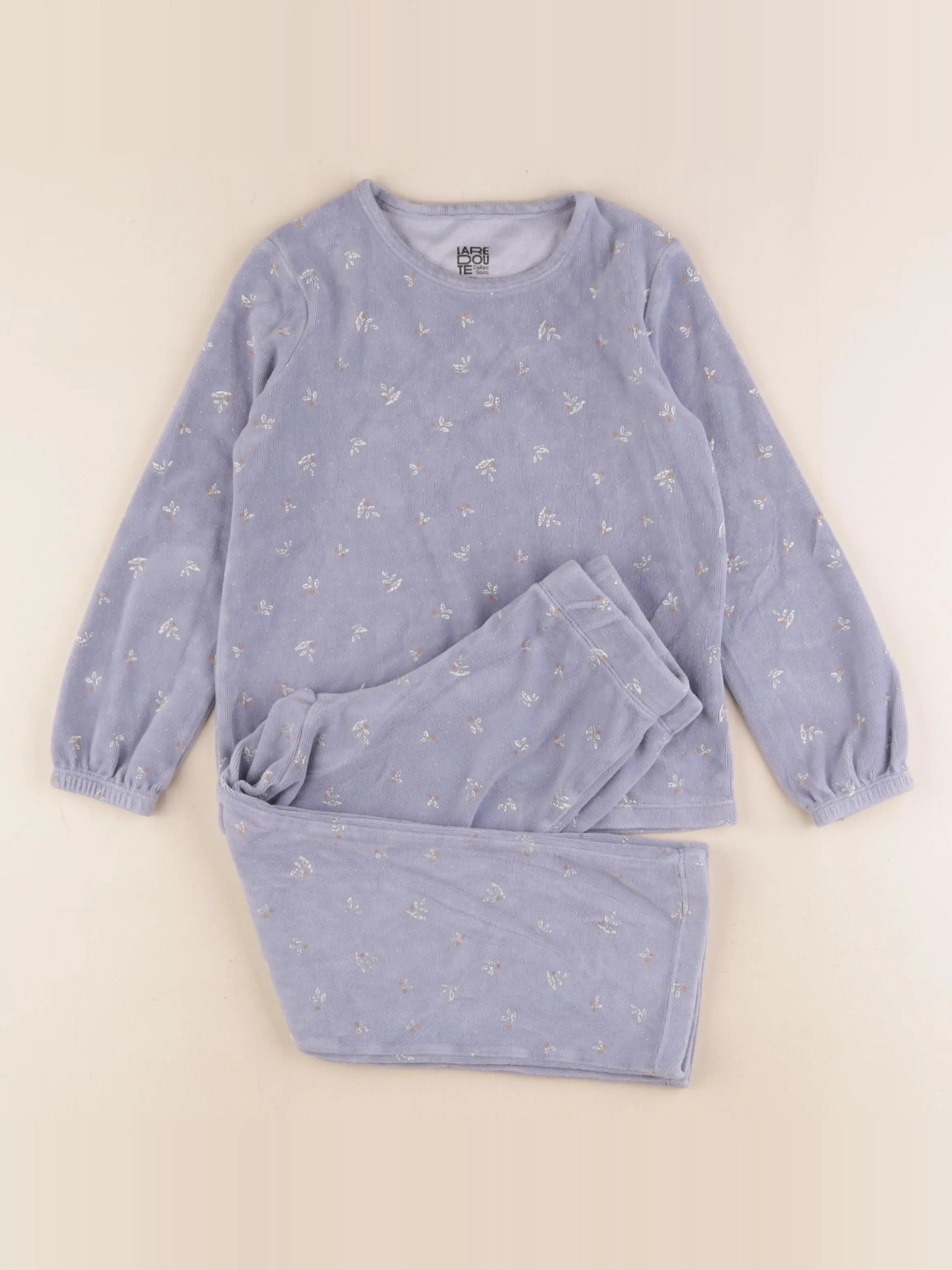 La Redoute - pyjama velours bleu, or - 5 ans