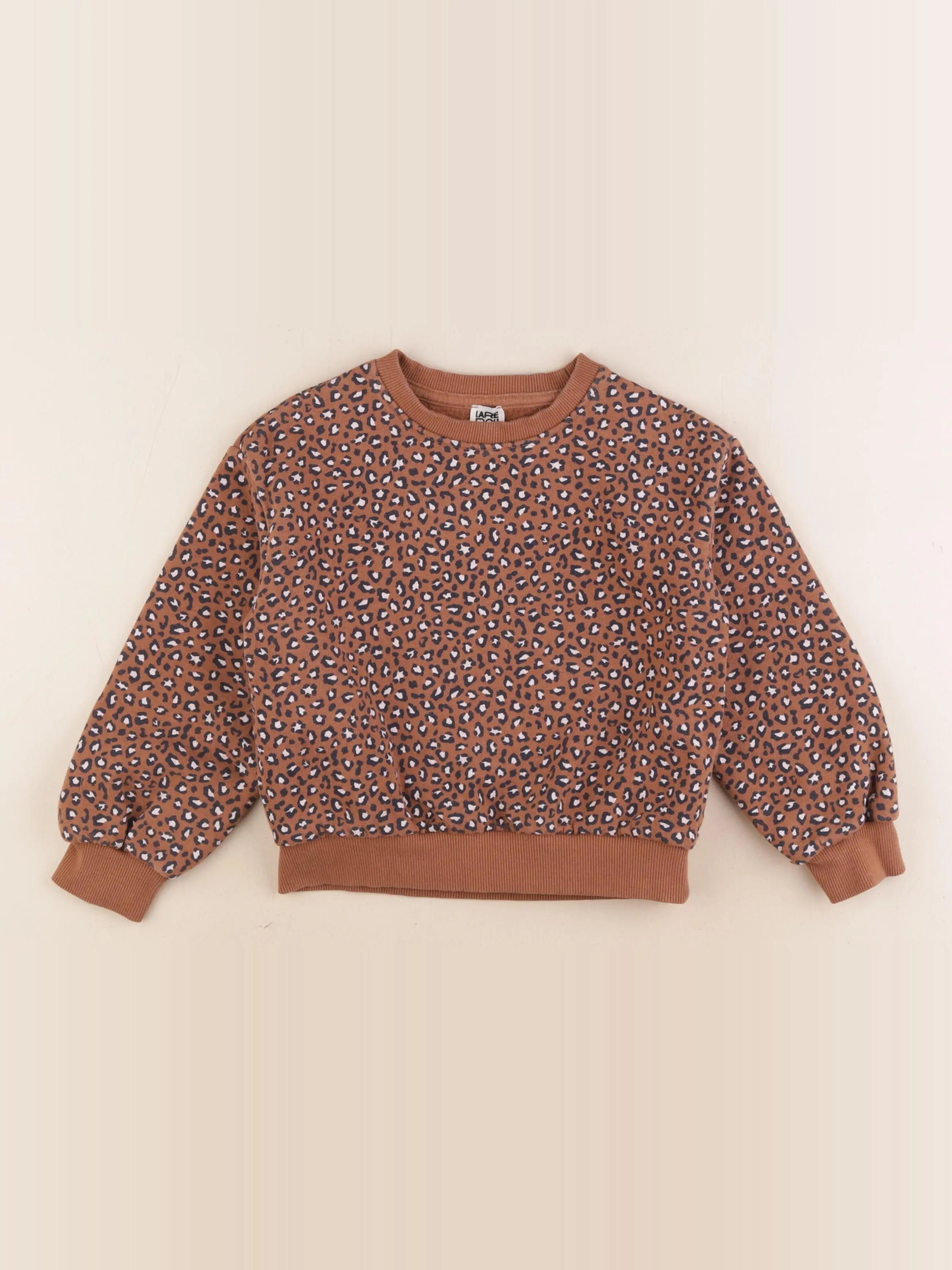 La Redoute - sweat marron - 4 ans