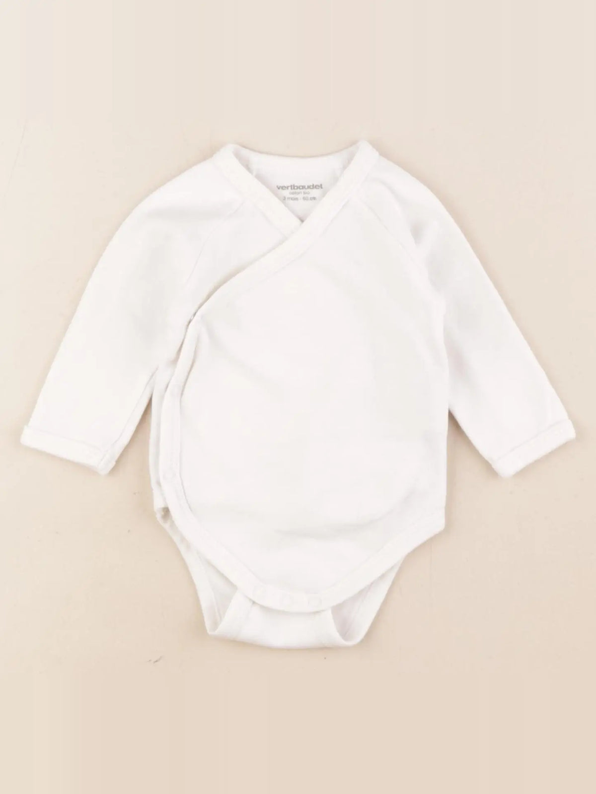 Vertbaudet - body blanc - 3 mois