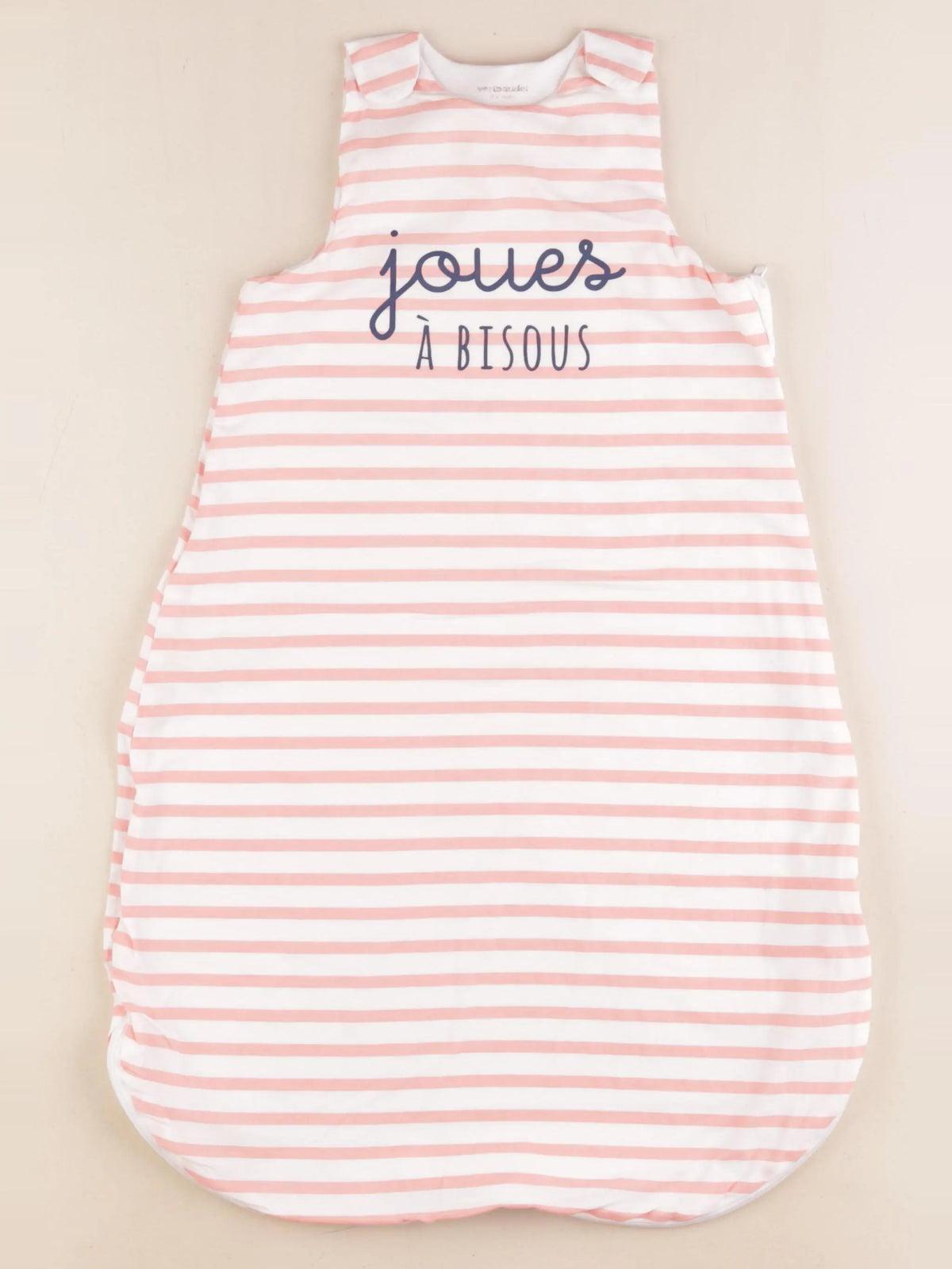Vertbaudet - gigoteuse TOG 1 blanc, rose - 0/6 mois