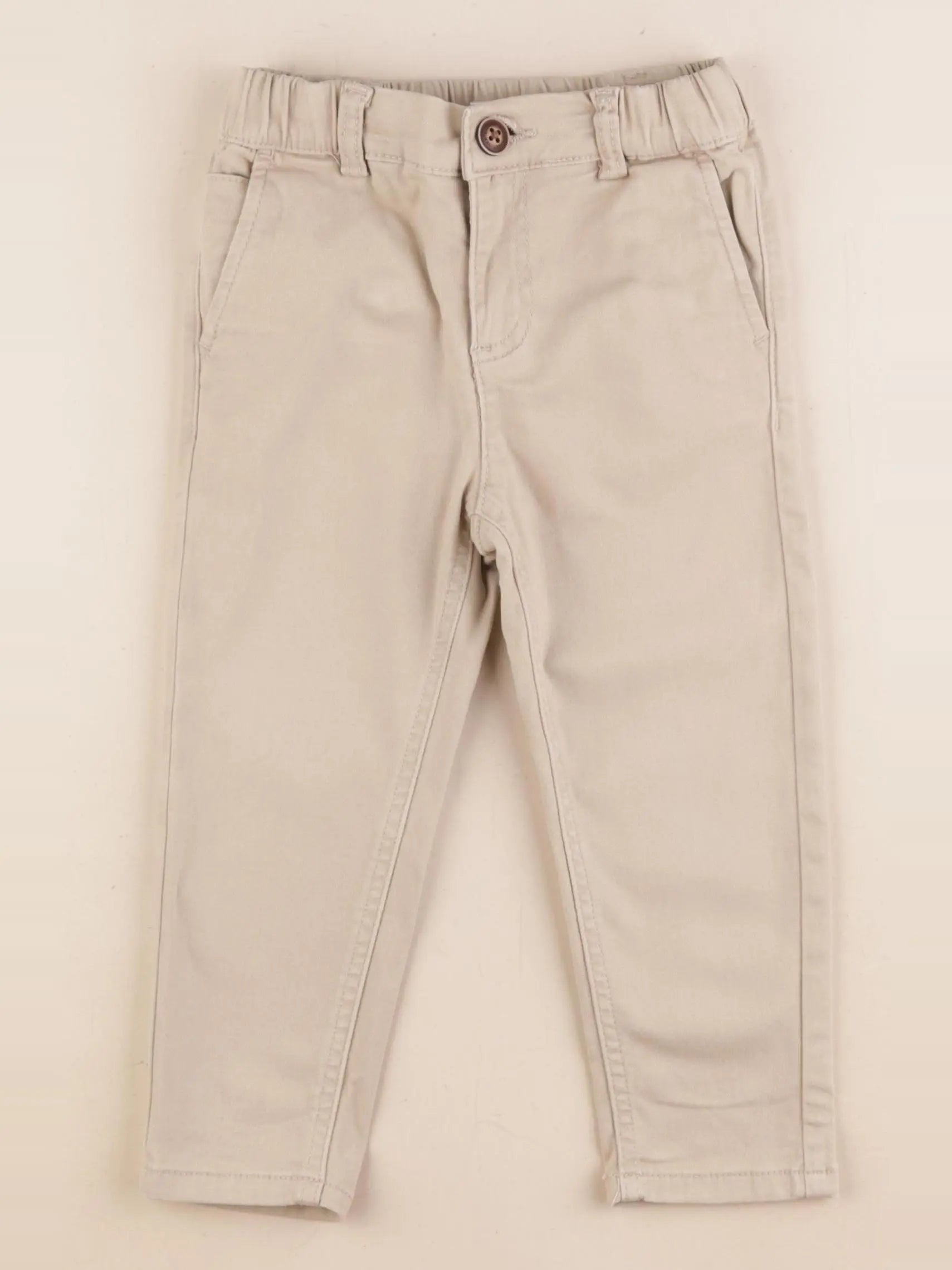 Vertbaudet - pantalon beige - 3 ans