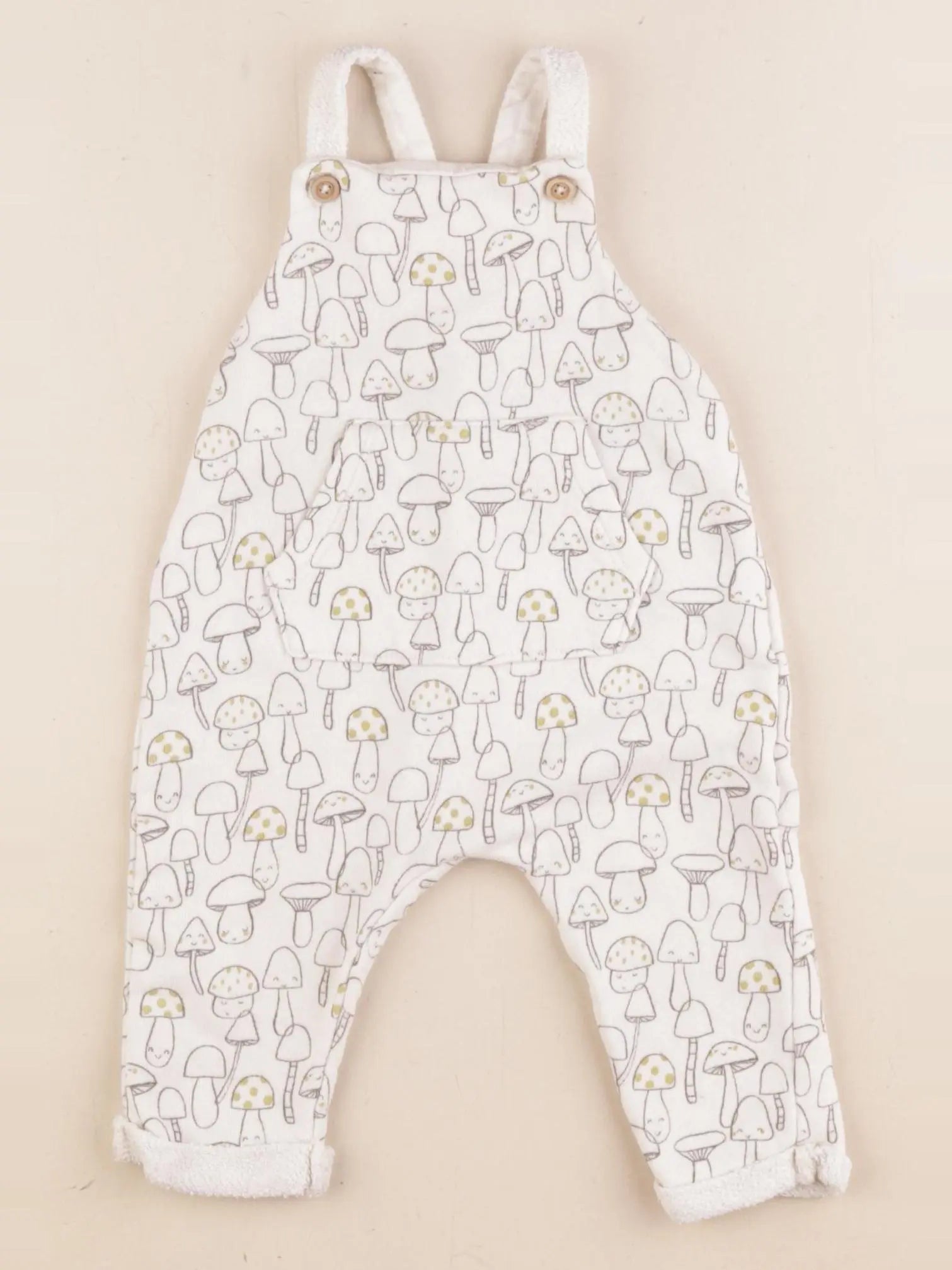 Zara - salopette beige - 1/3 mois