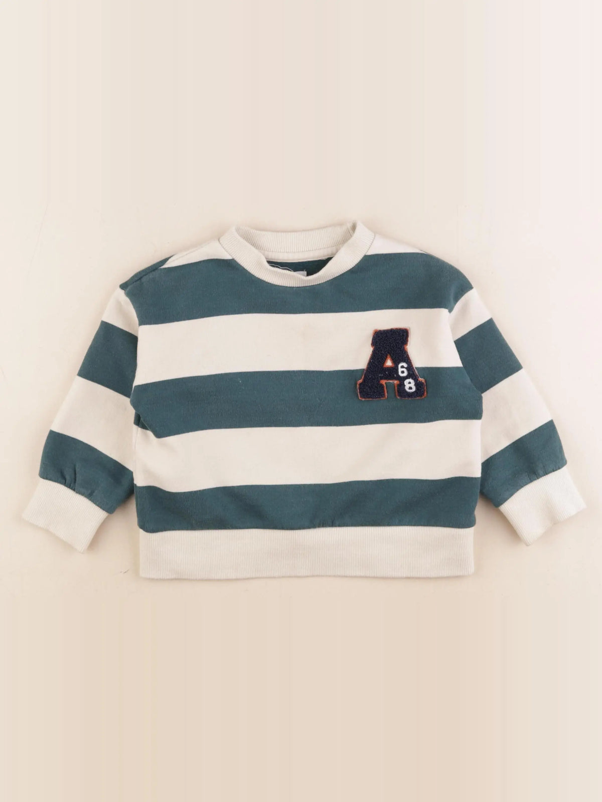 Vertbaudet - sweat vert - 3 ans