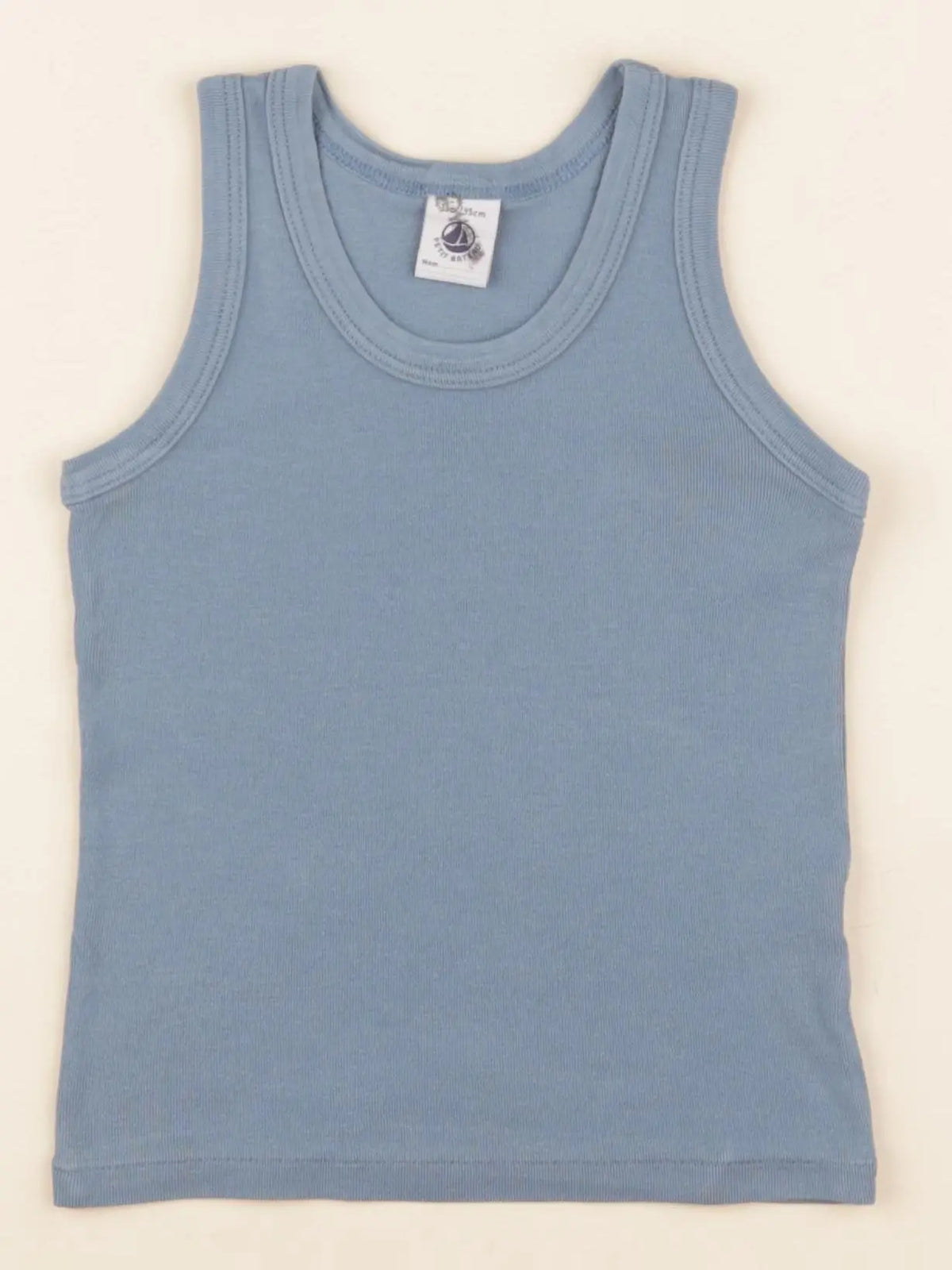Petit Bateau - débardeur bleu - 3 ans