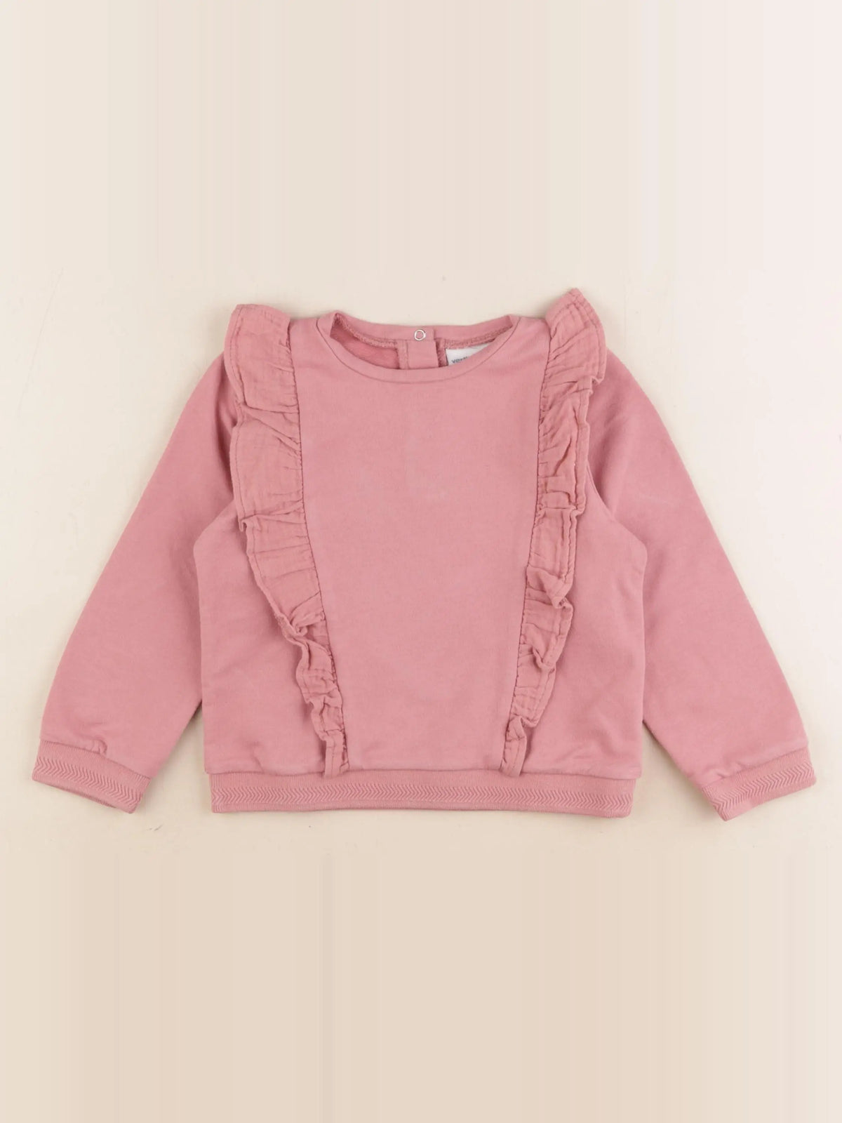 Vertbaudet - sweat rose - 3 ans