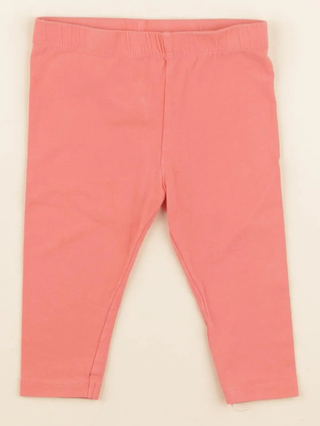 Vertbaudet - legging orange - 9 mois