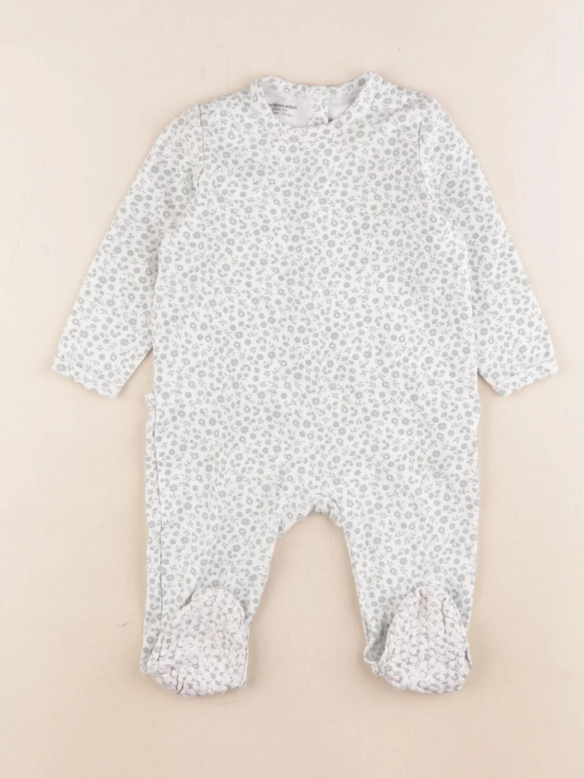 Vertbaudet - pyjama coton vert - 12 mois