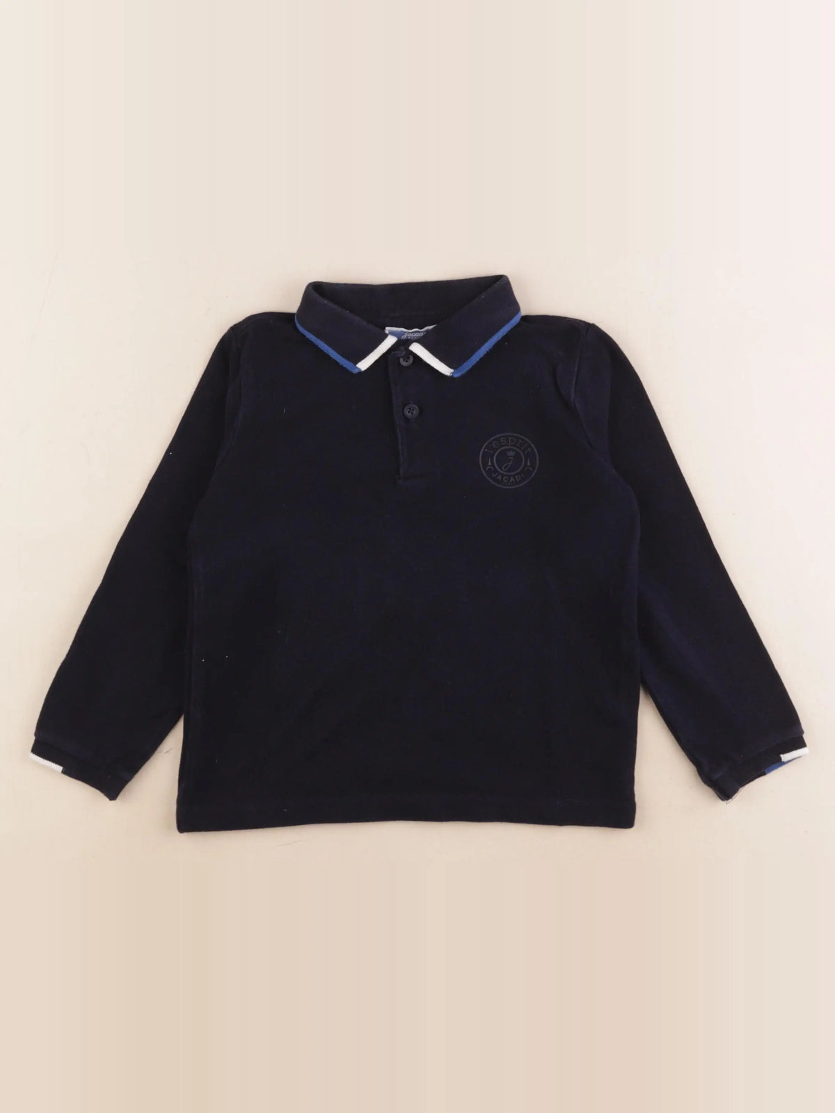 Jacadi - polo bleu - 4 ans