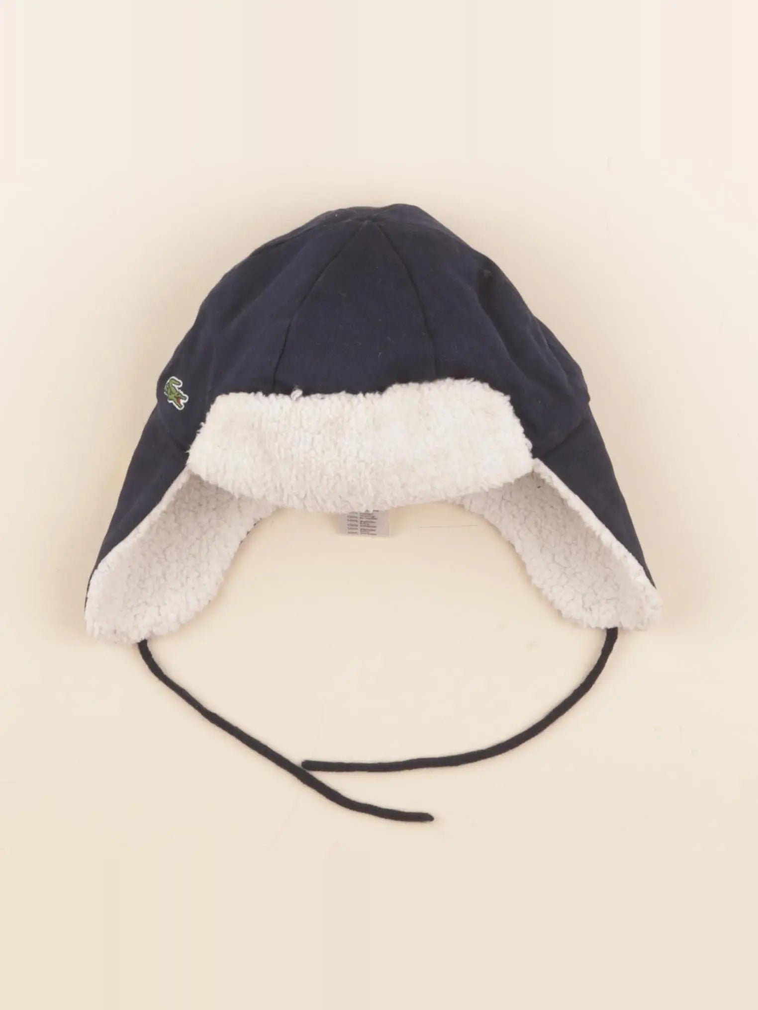 Lacoste - bonnet bleu - 2/5 ans