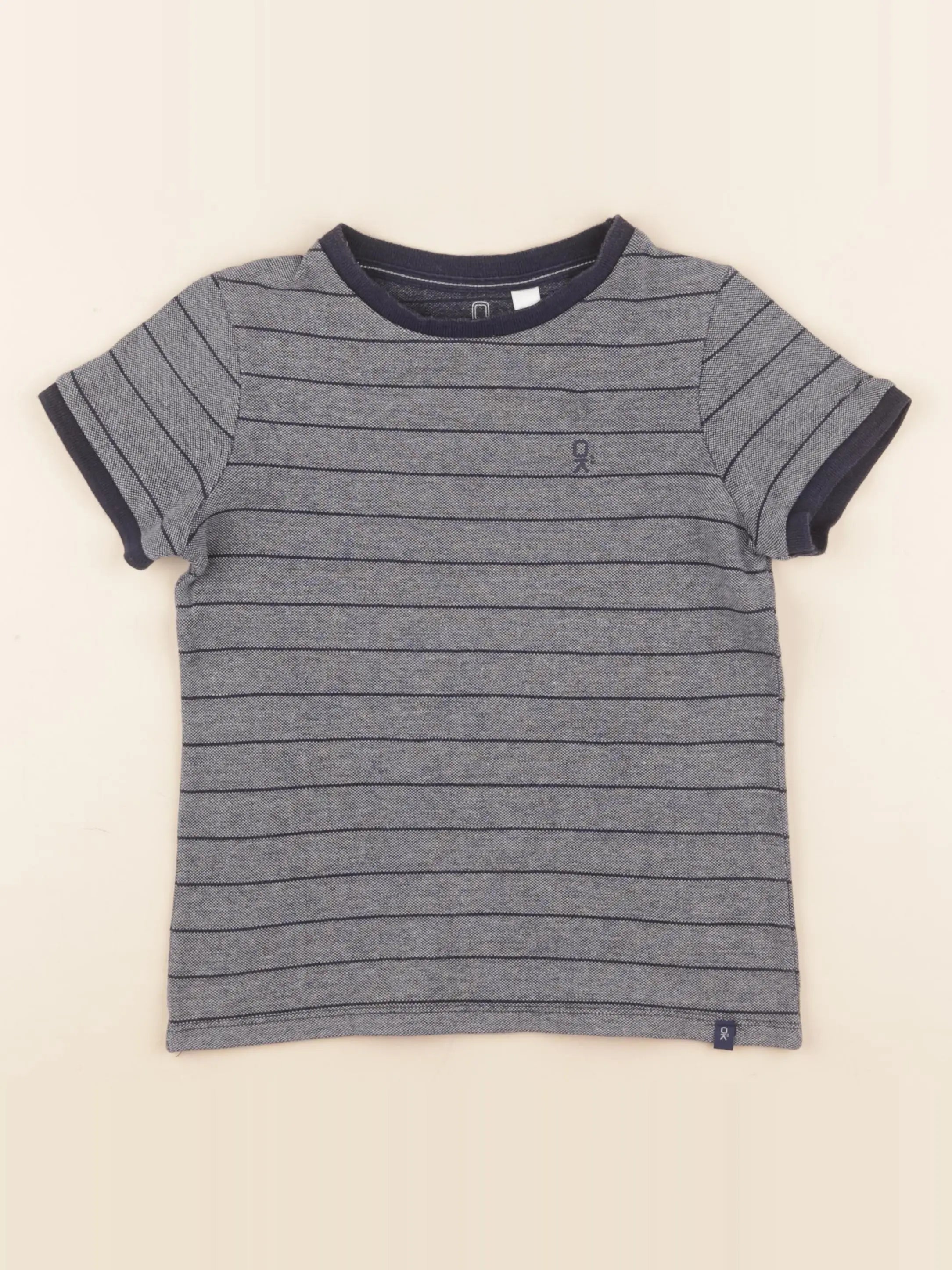 Okaidi - tee-shirt bleu - 8 ans