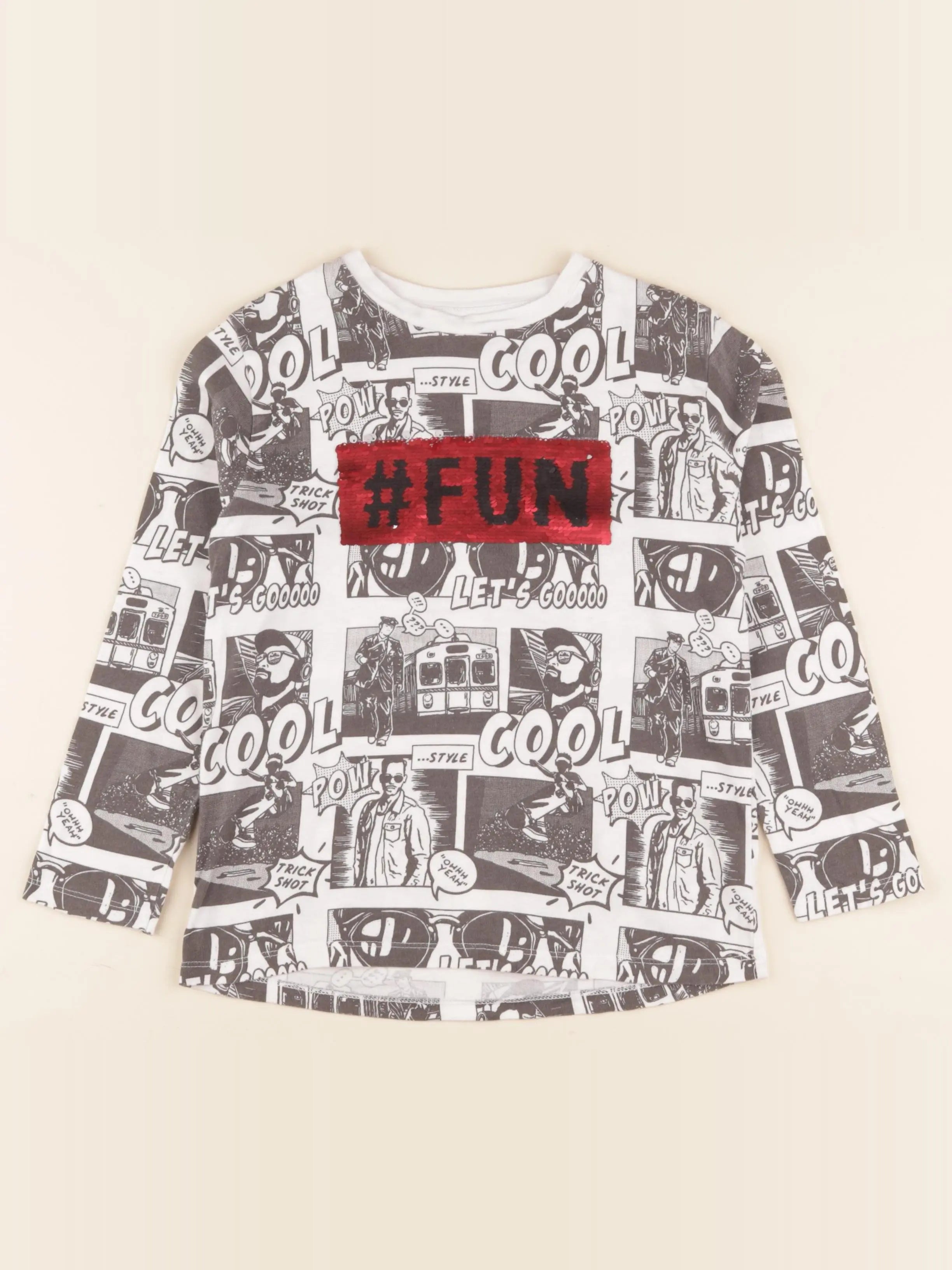 Zara - tee-shirt multicolore - 7 ans