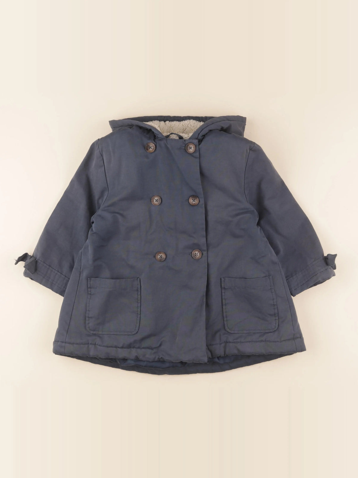 Vertbaudet - parka bleu - 5 ans
