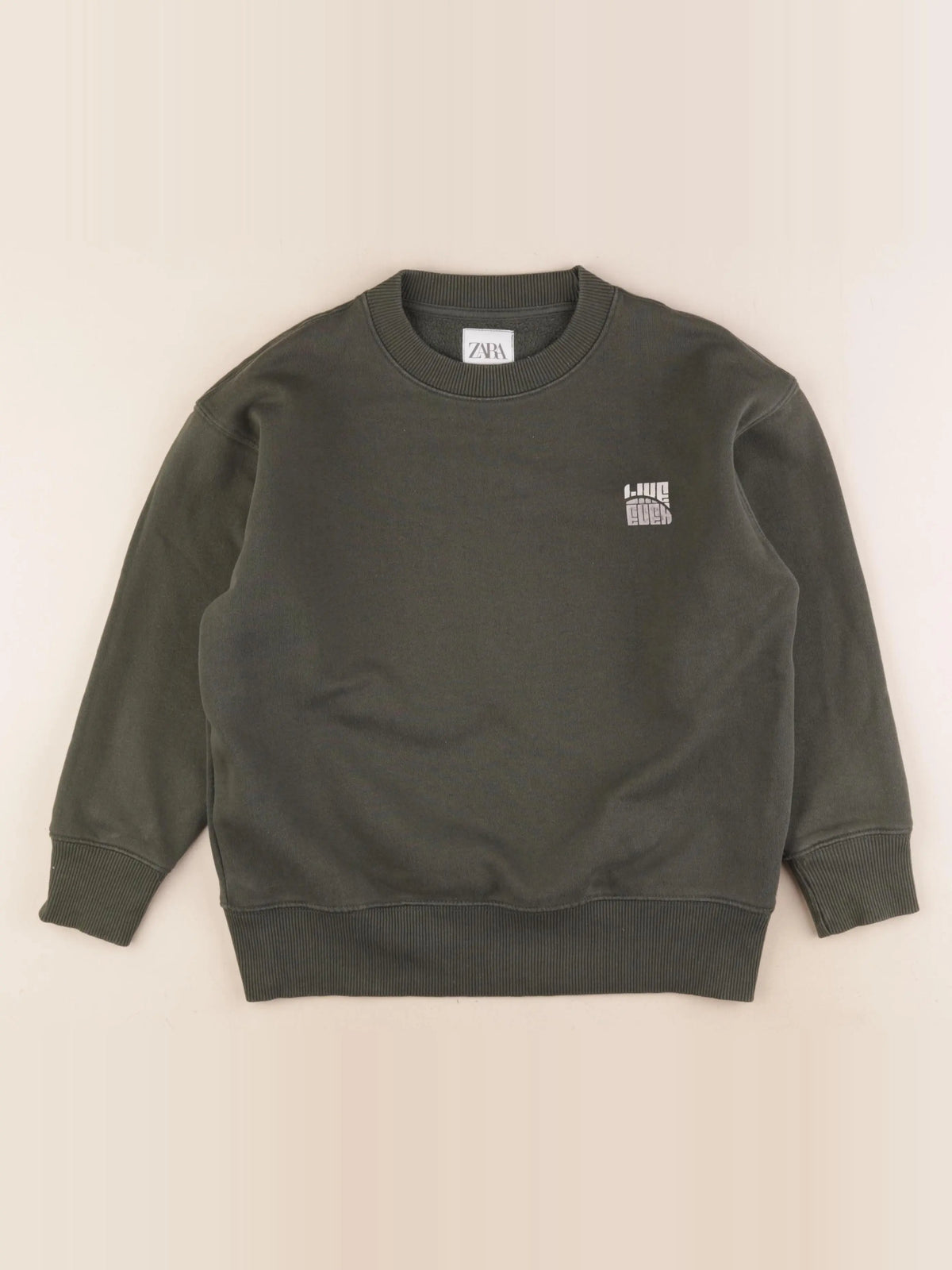 Zara - sweat vert - 9/10 ans