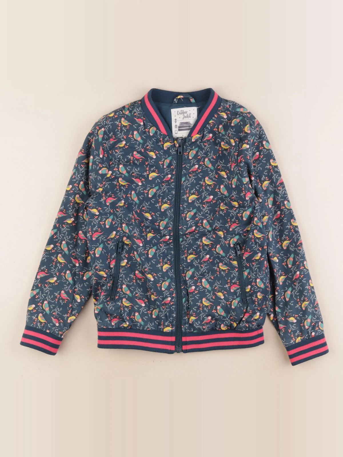 Vertbaudet - veste vert - 8 ans