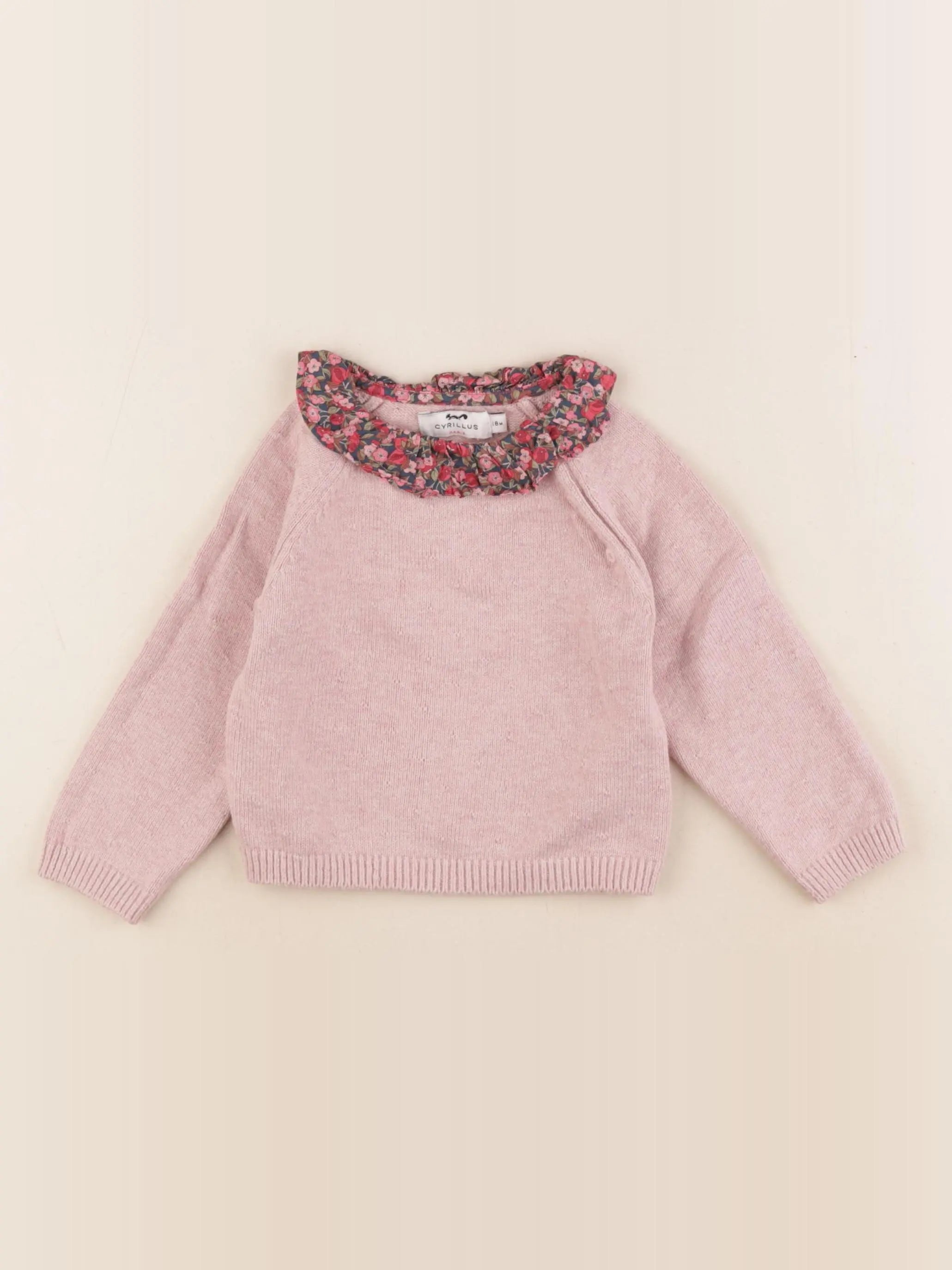 Cyrillus - pull rose - 18 mois