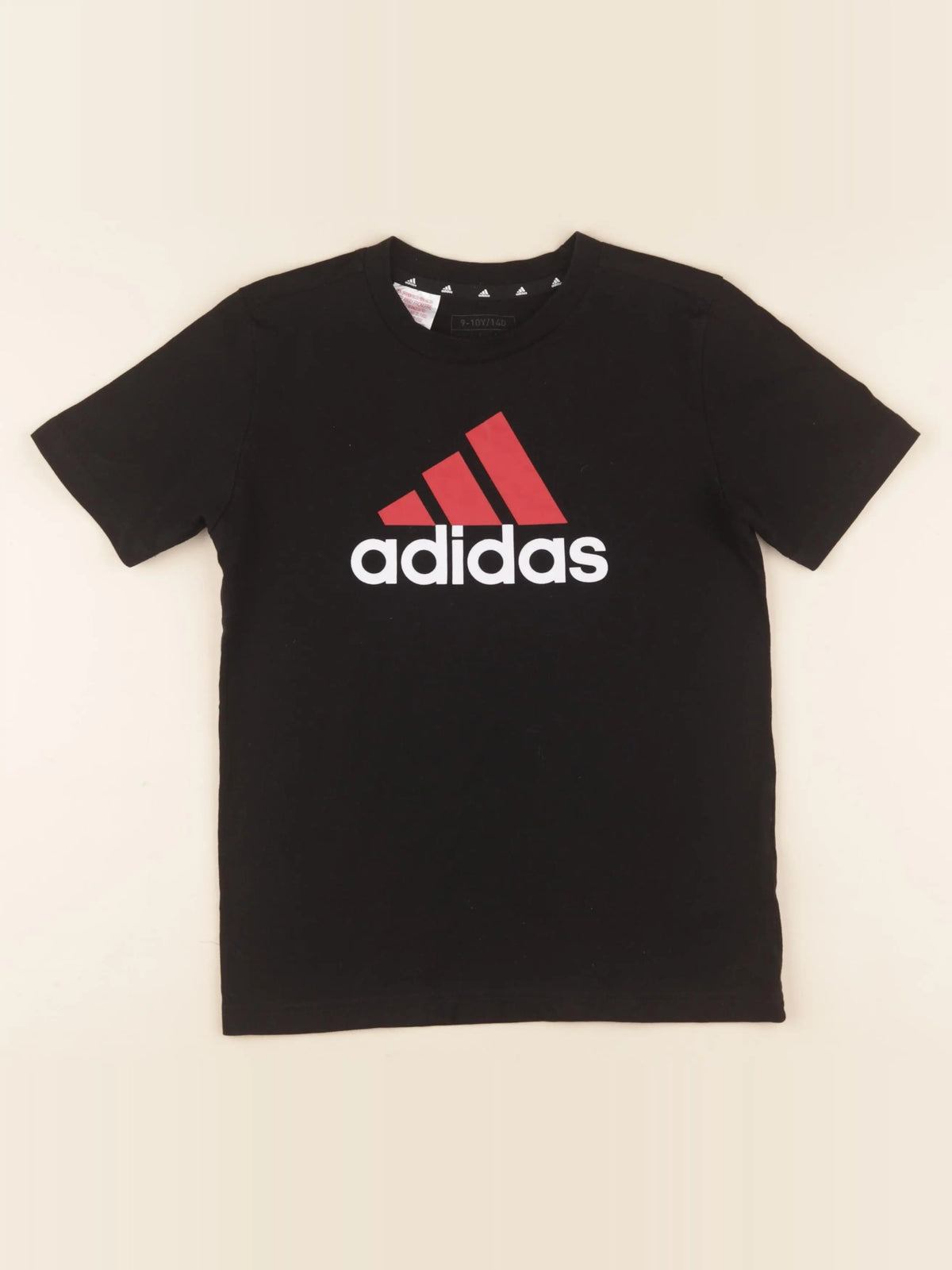 Adidas - tee-shirt noir - 9/10 ans