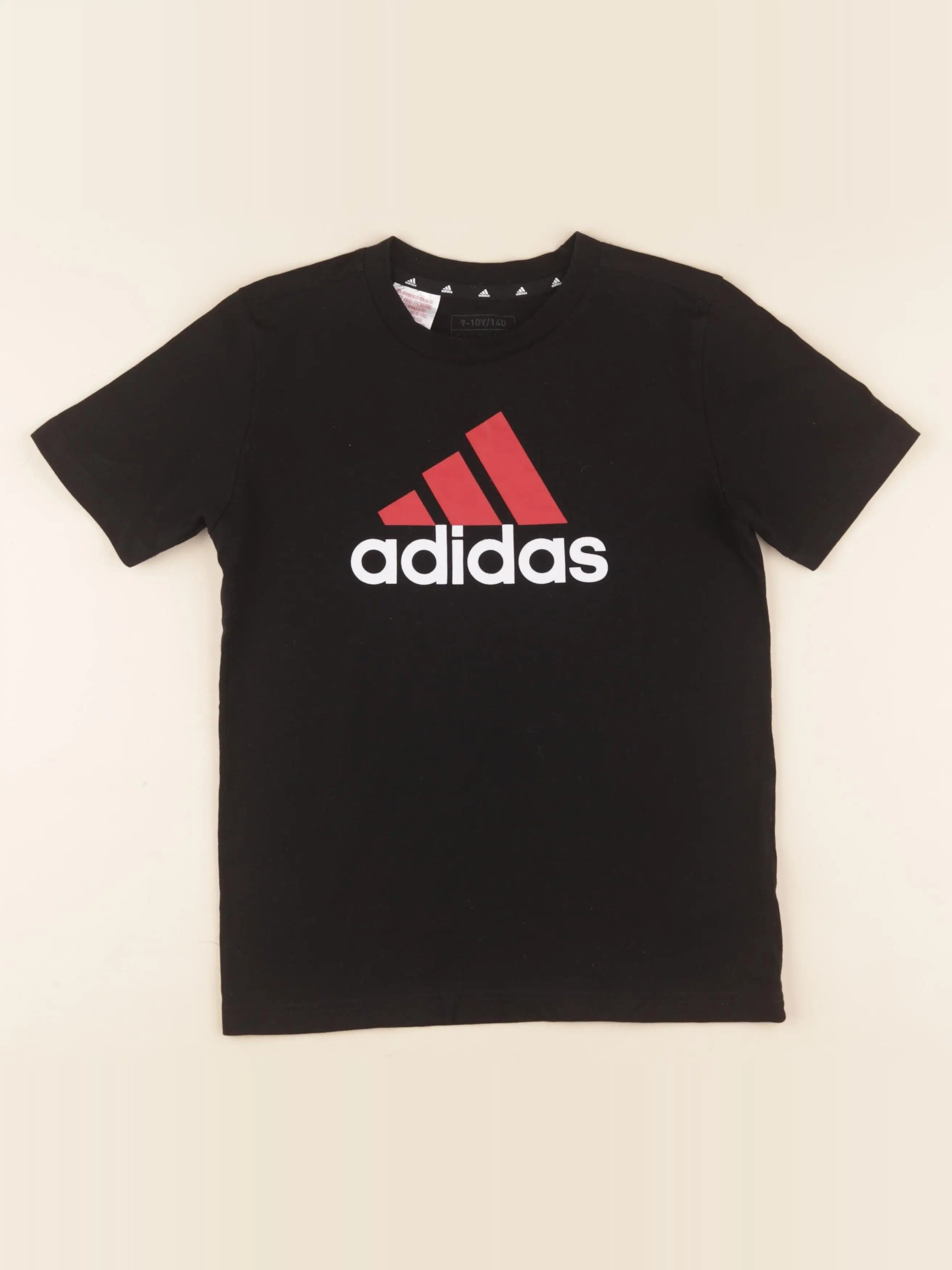 Adidas - tee-shirt noir - 9/10 ans