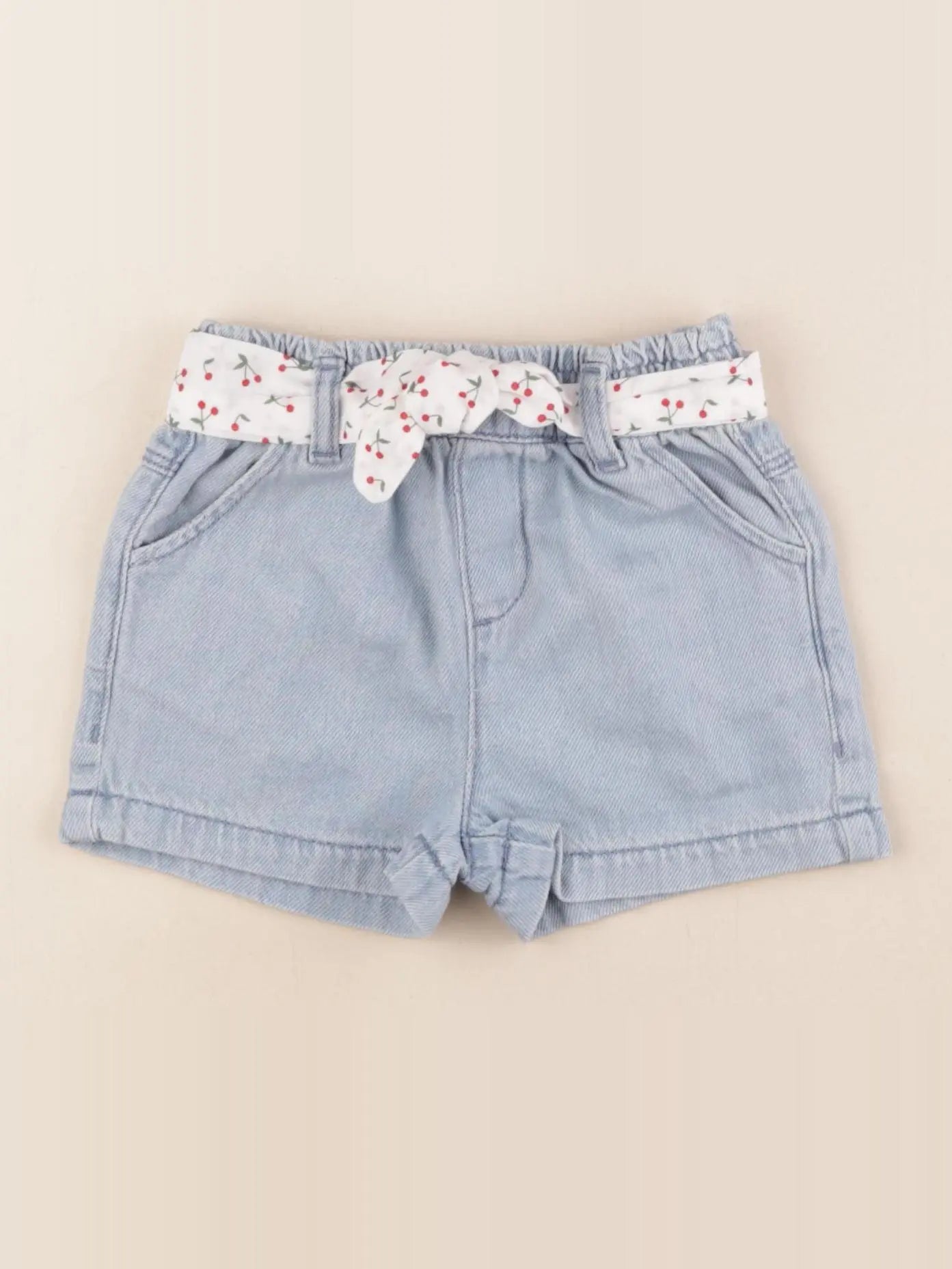Vertbaudet - short bleu - 18 mois