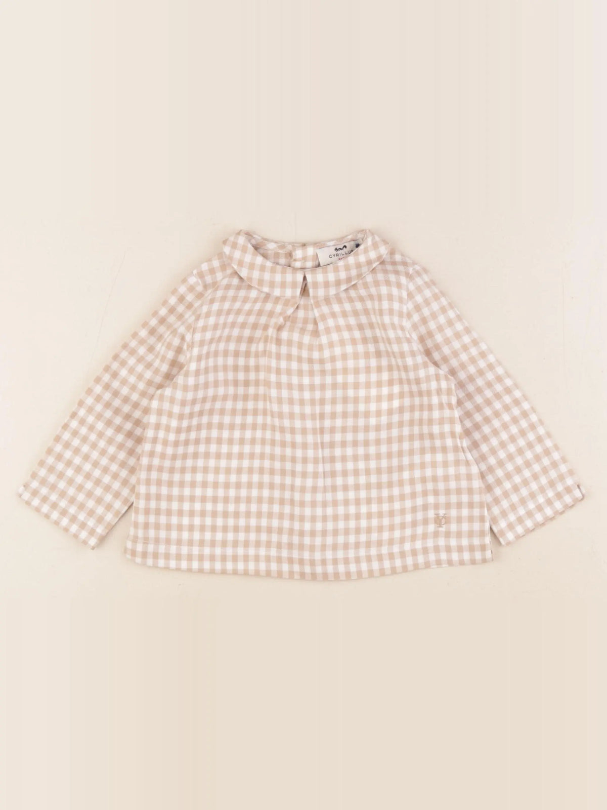 Cyrillus - blouse marron - 9 mois