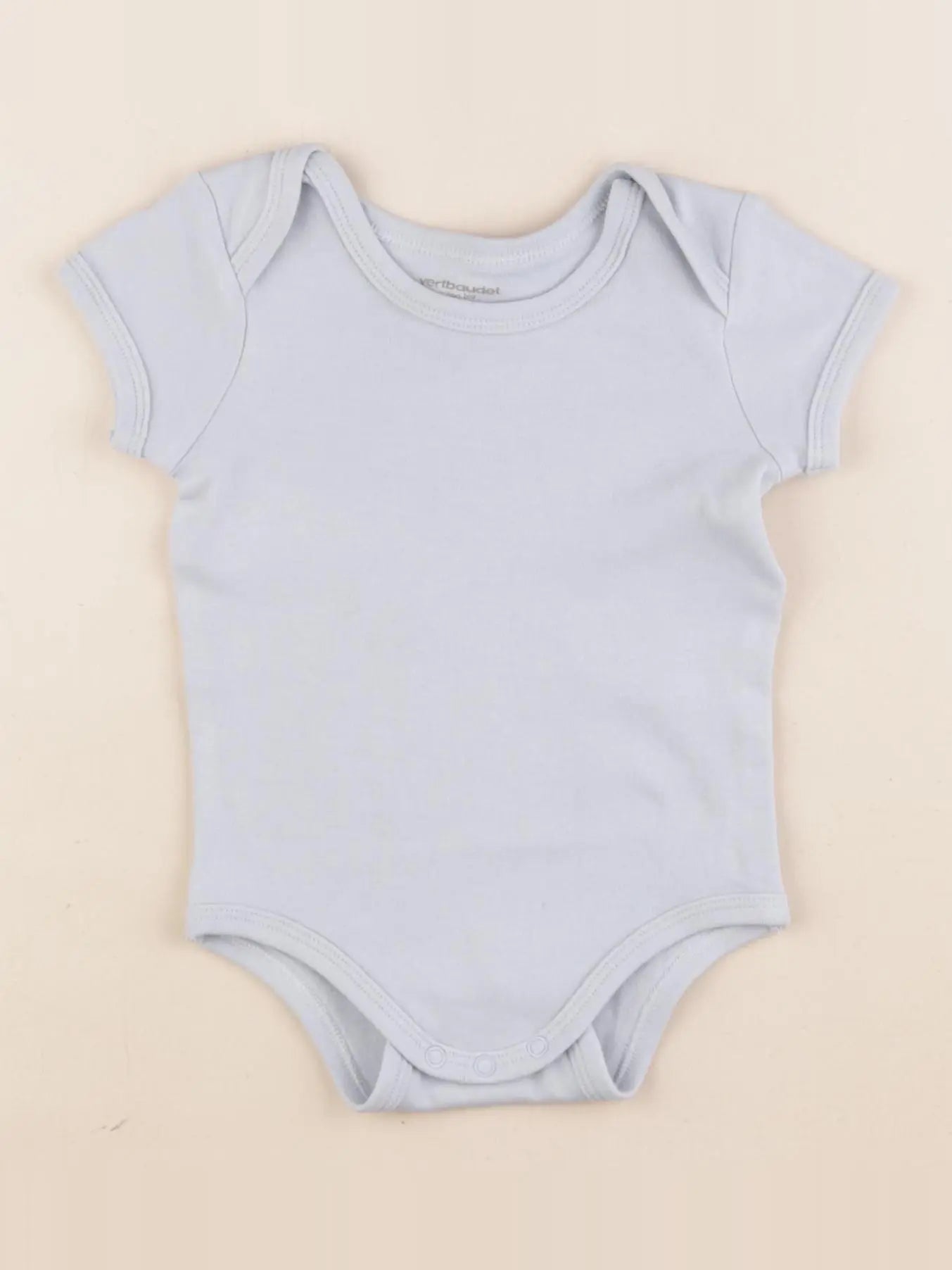 Vertbaudet - body bleu - 12 mois