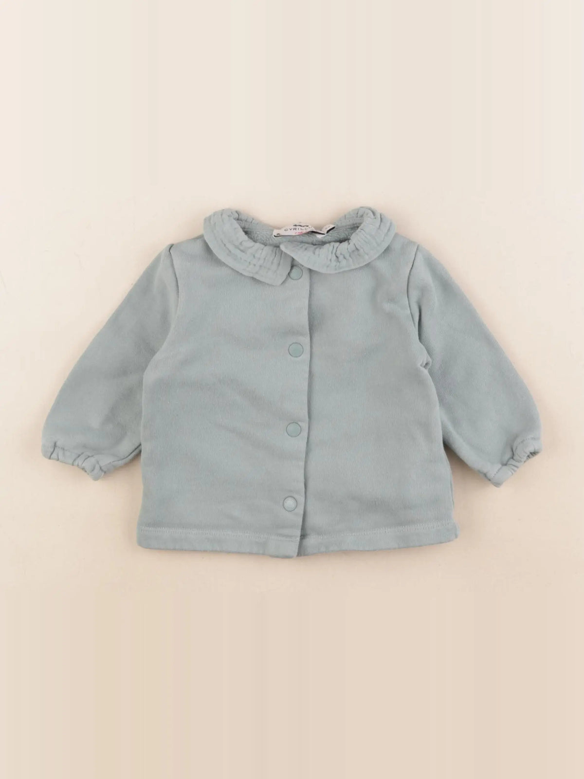 Cyrillus - sweat vert - 6 mois