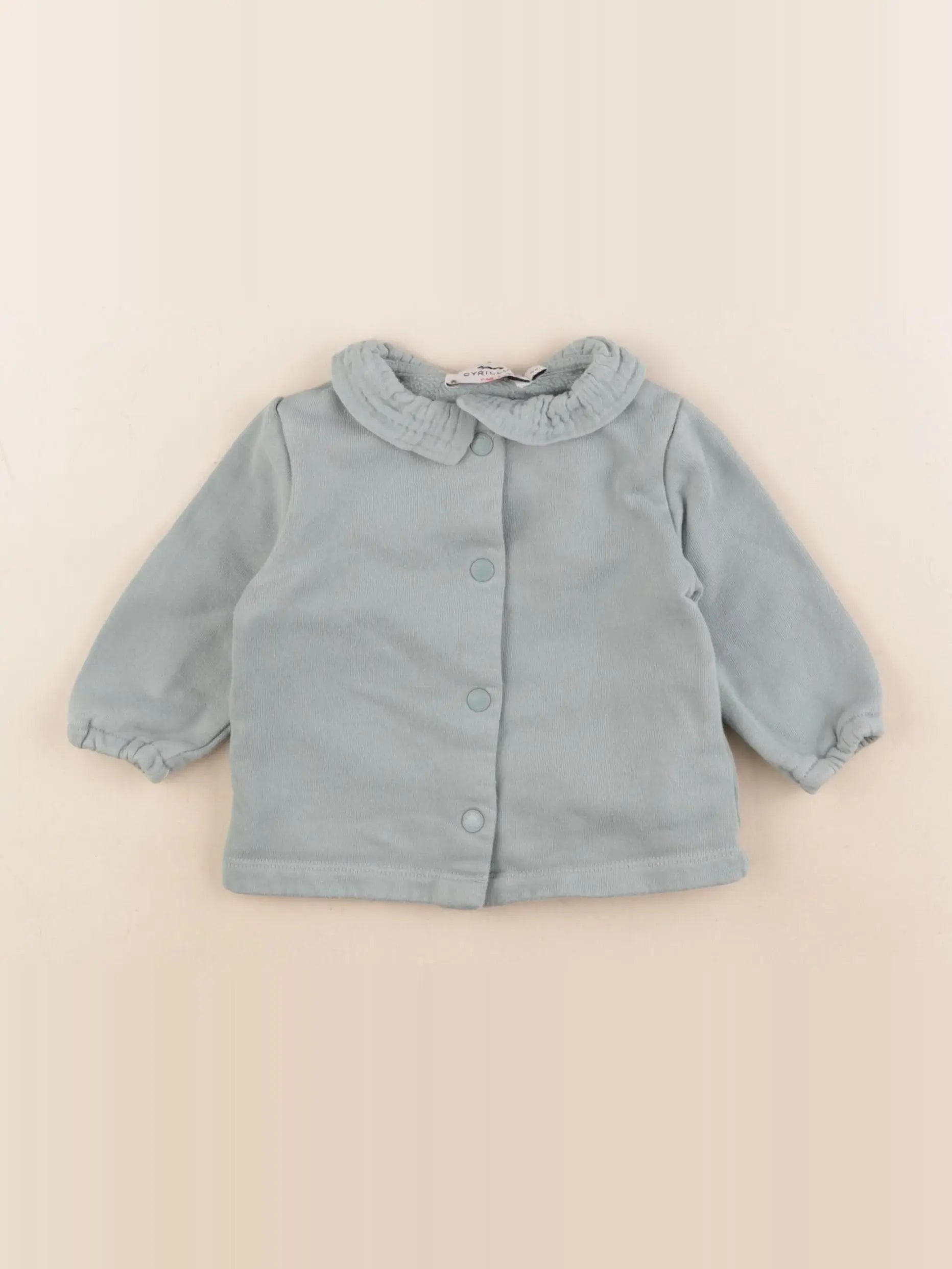 Cyrillus - sweat vert - 6 mois