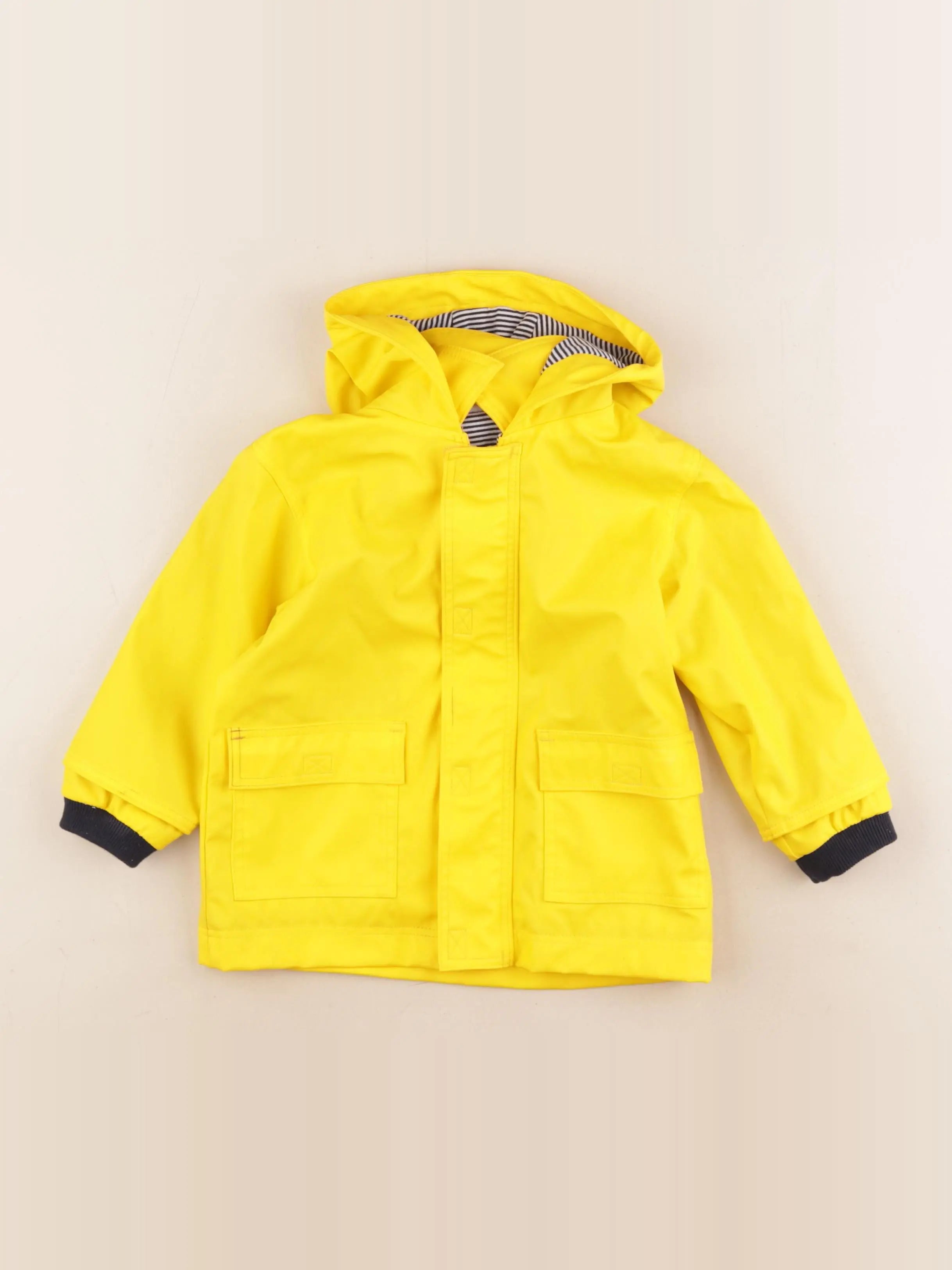 Petit Bateau - imperméable jaune - 18 mois