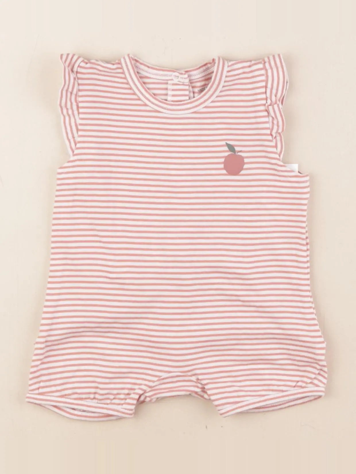 Vertbaudet - pyjama coton rose - 3 mois