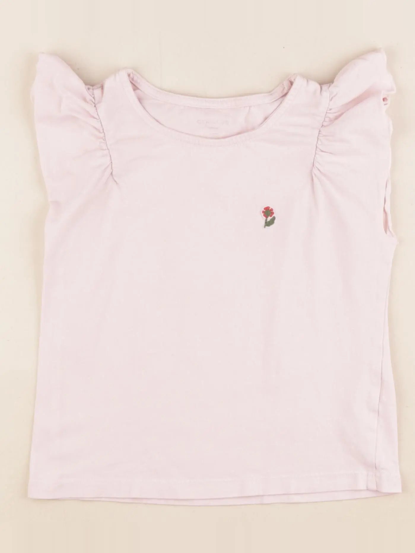 Cyrillus - tee-shirt rose - 4 ans