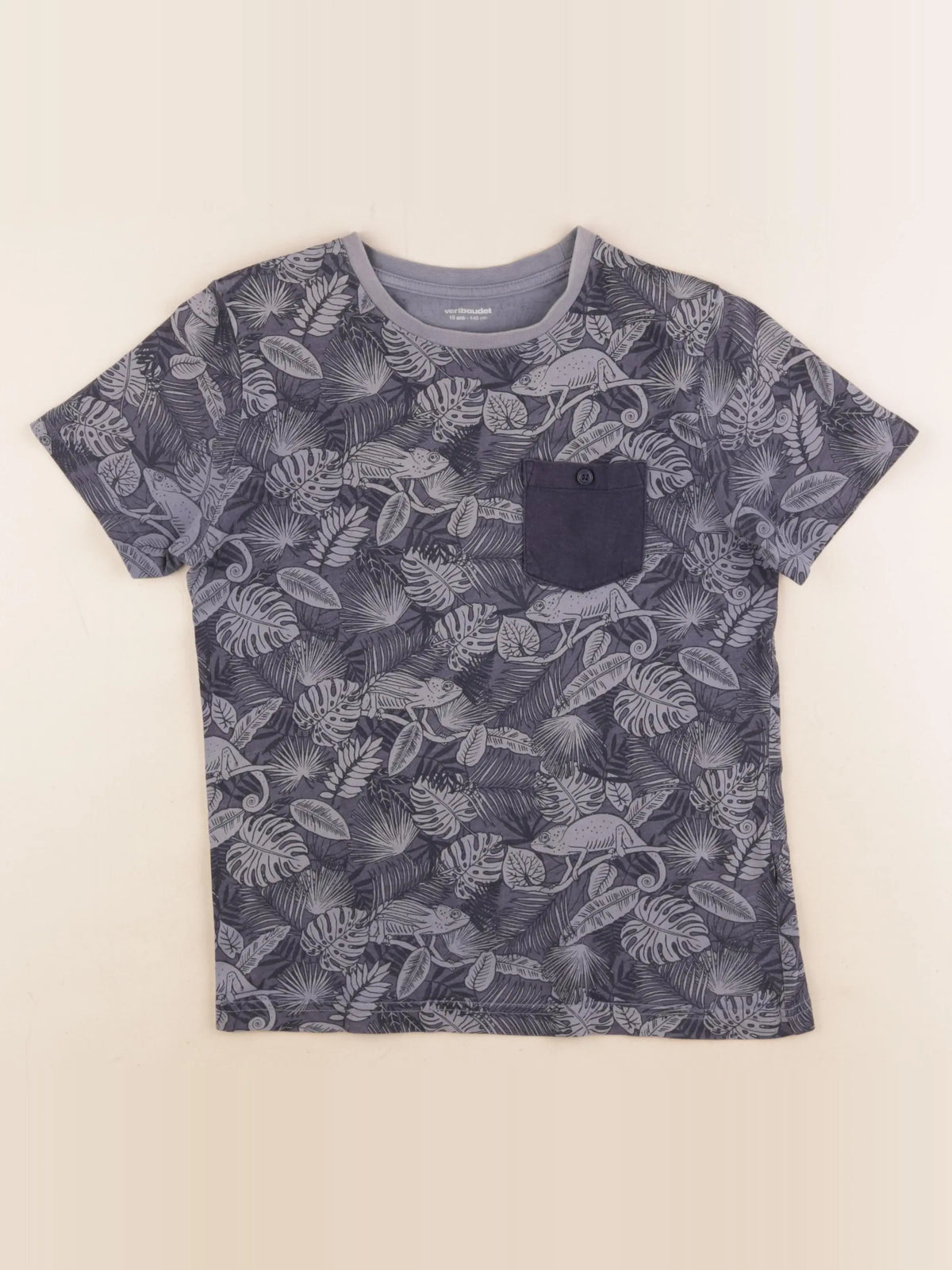 Vertbaudet - tee-shirt bleu - 10 ans