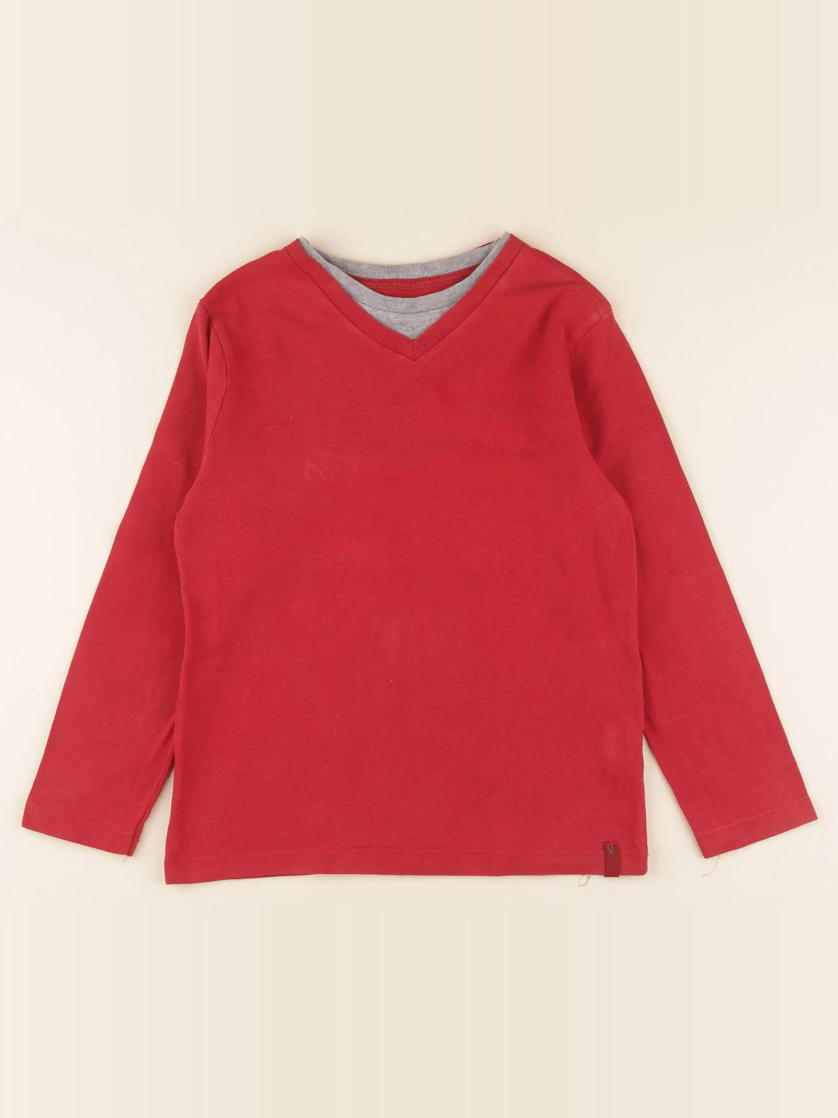 Okaidi - tee-shirt rouge - 8 ans