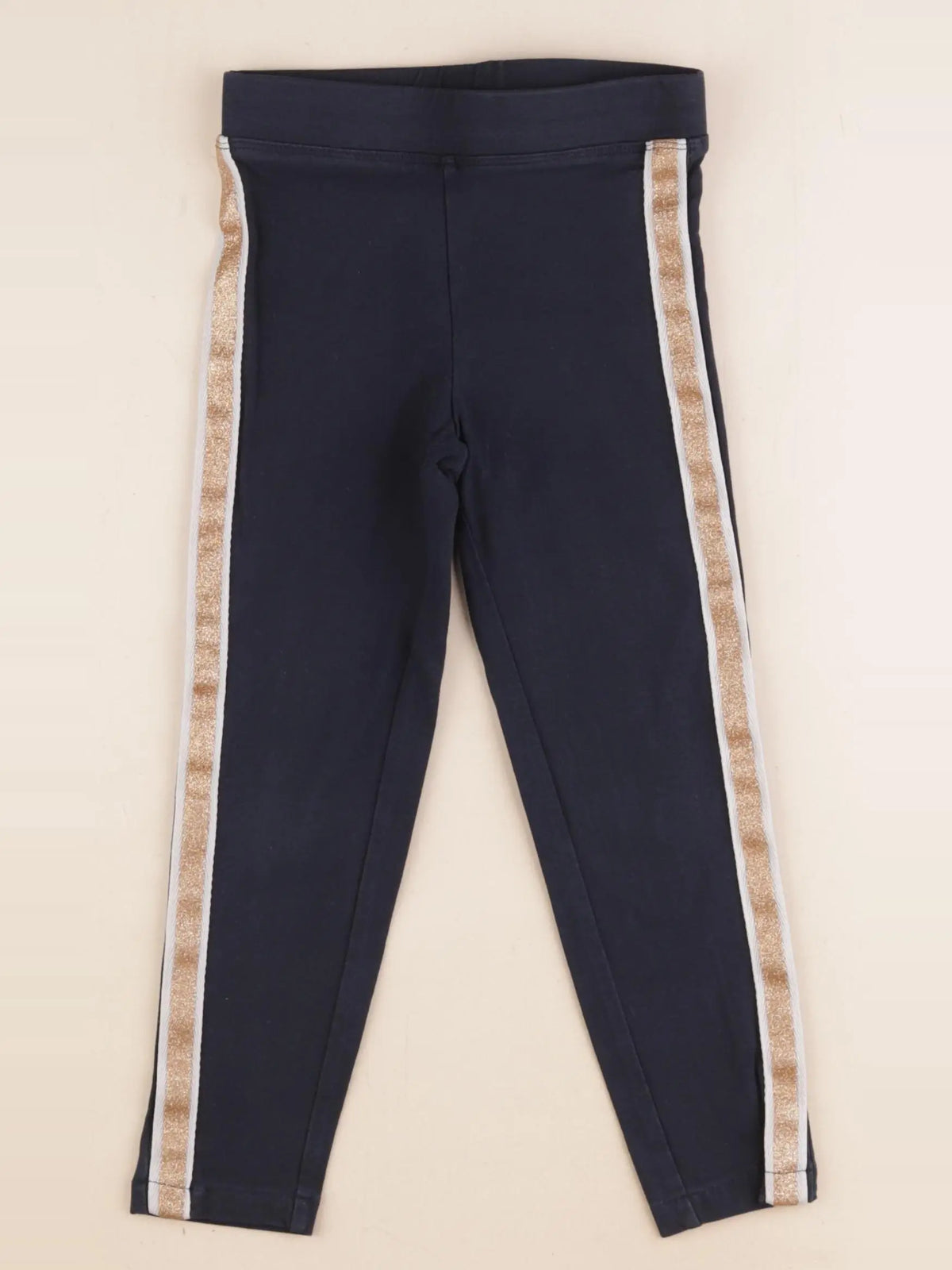 Monoprix - legging bleu - 4 ans