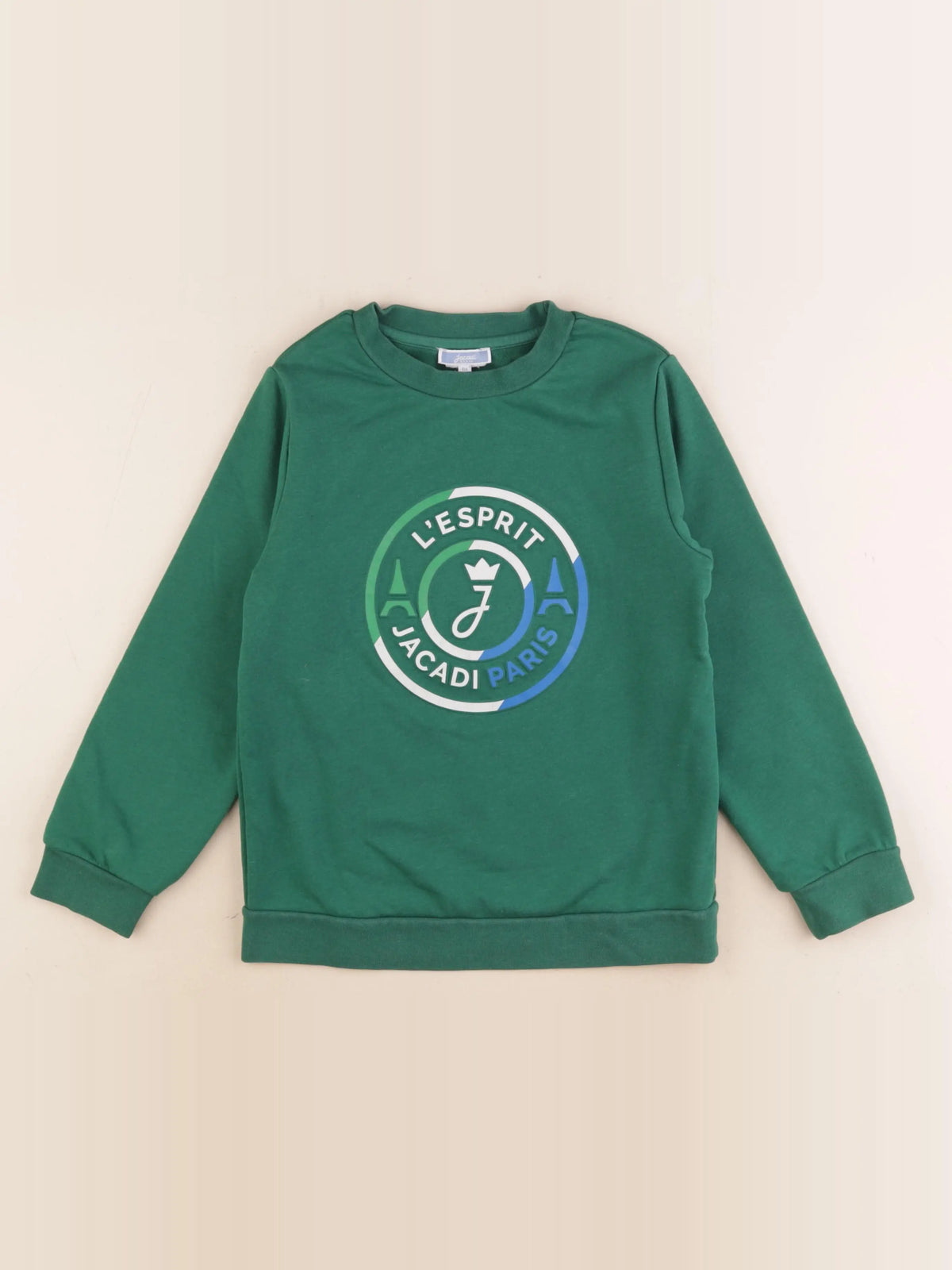 Jacadi - sweat vert - 8 ans