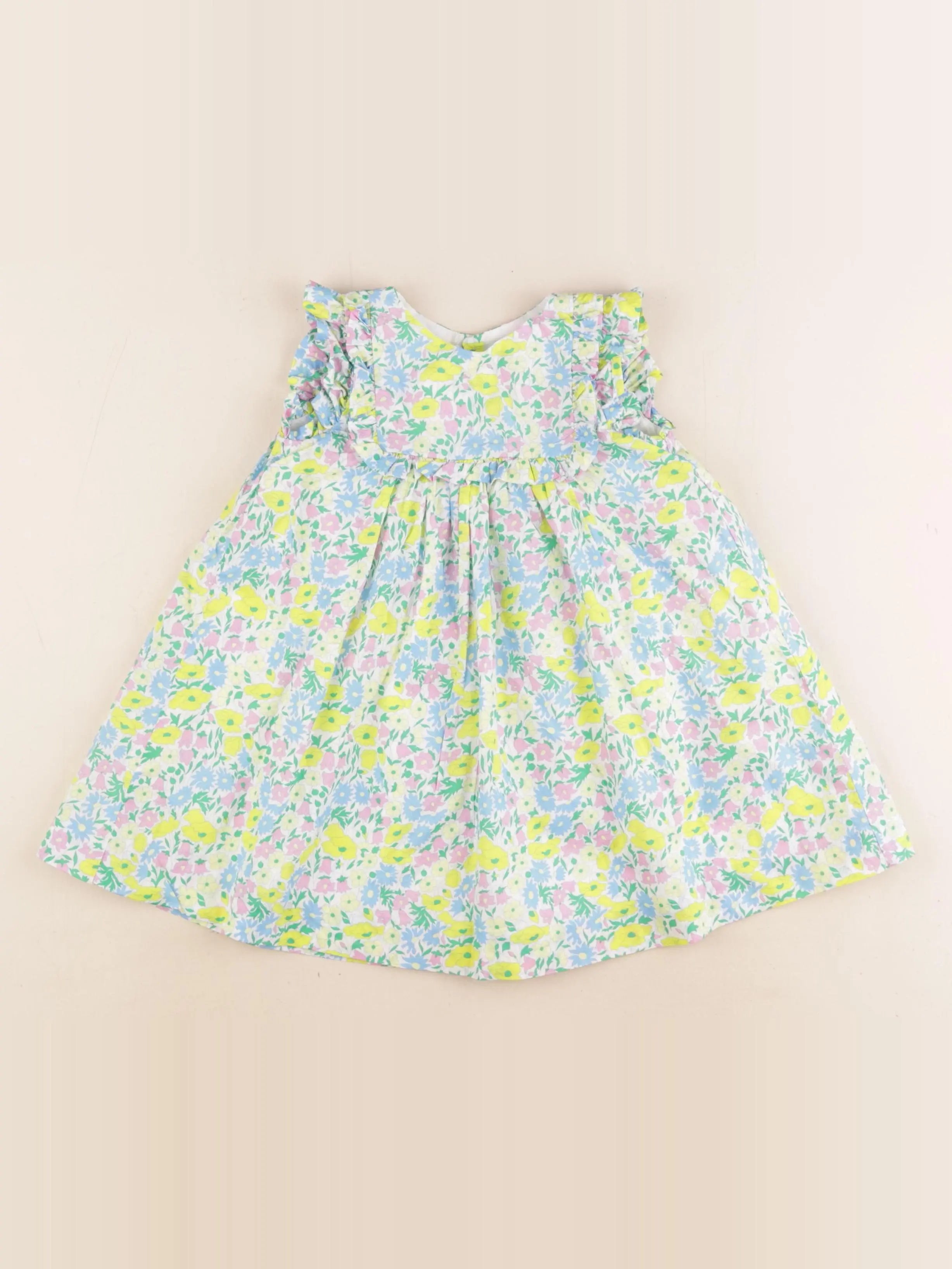 Jacadi - robe liberty multicolore - 2 ans