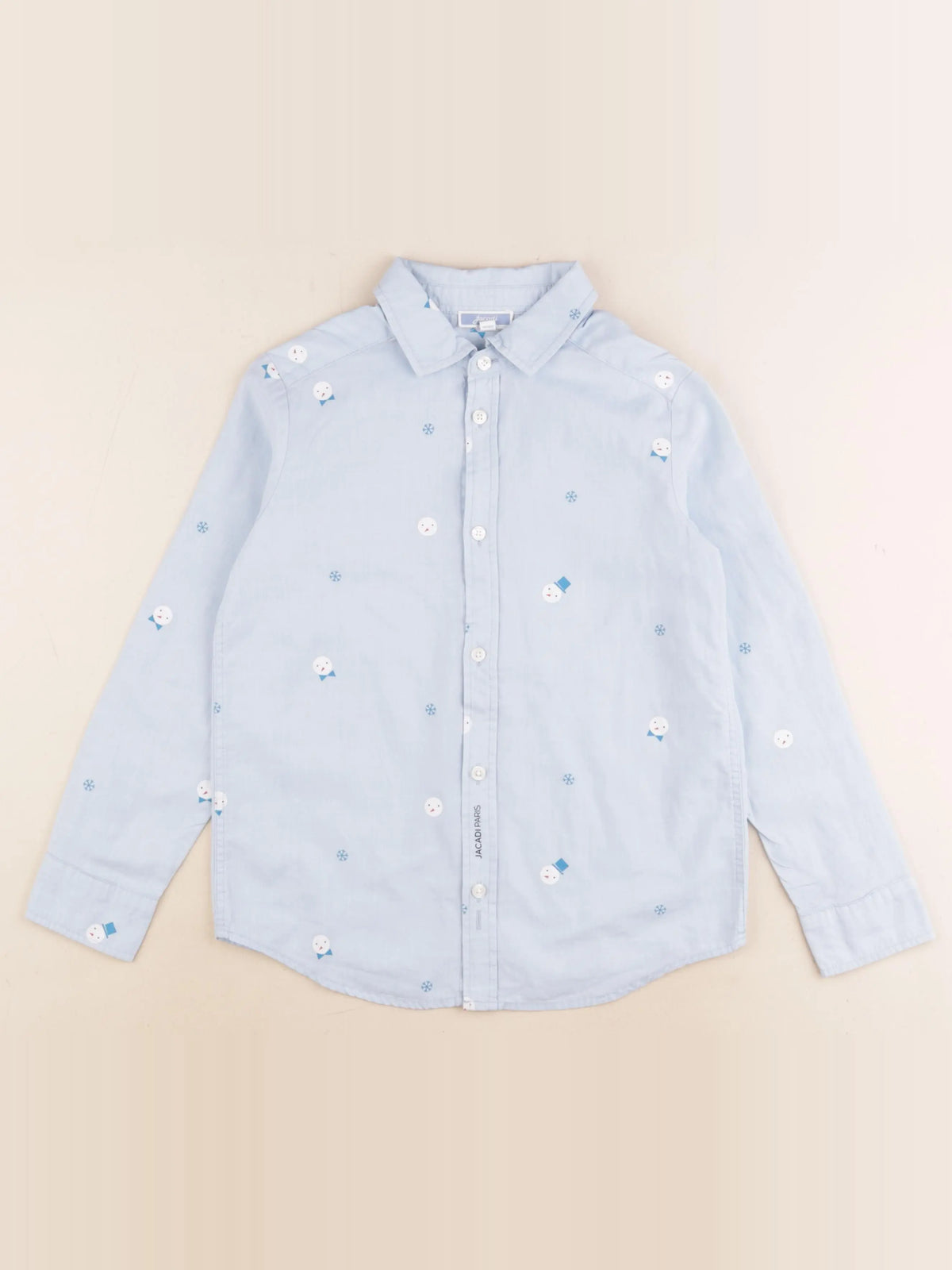 Jacadi - chemise bleu - 8 ans